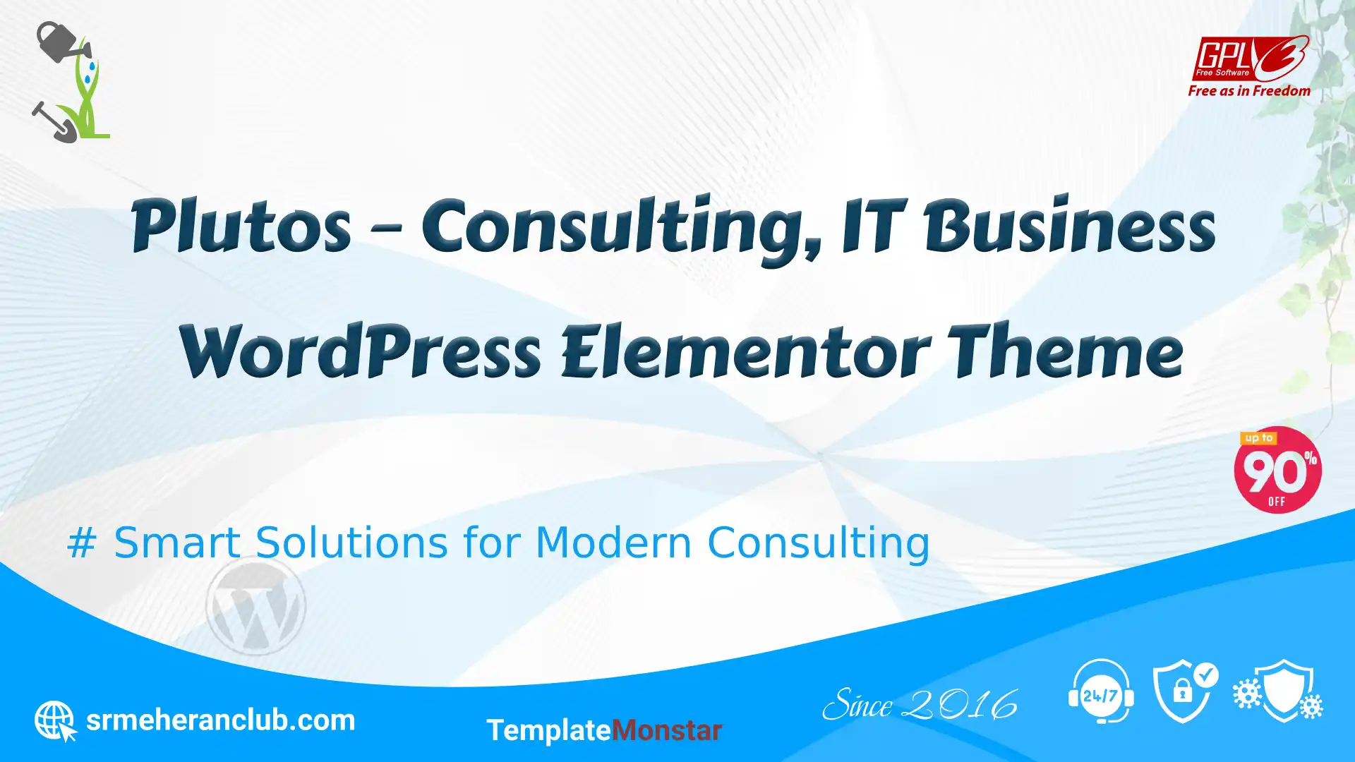 Plutos – Consulting, IT Business WordPress Elementor Theme — Theme by Templatemonster