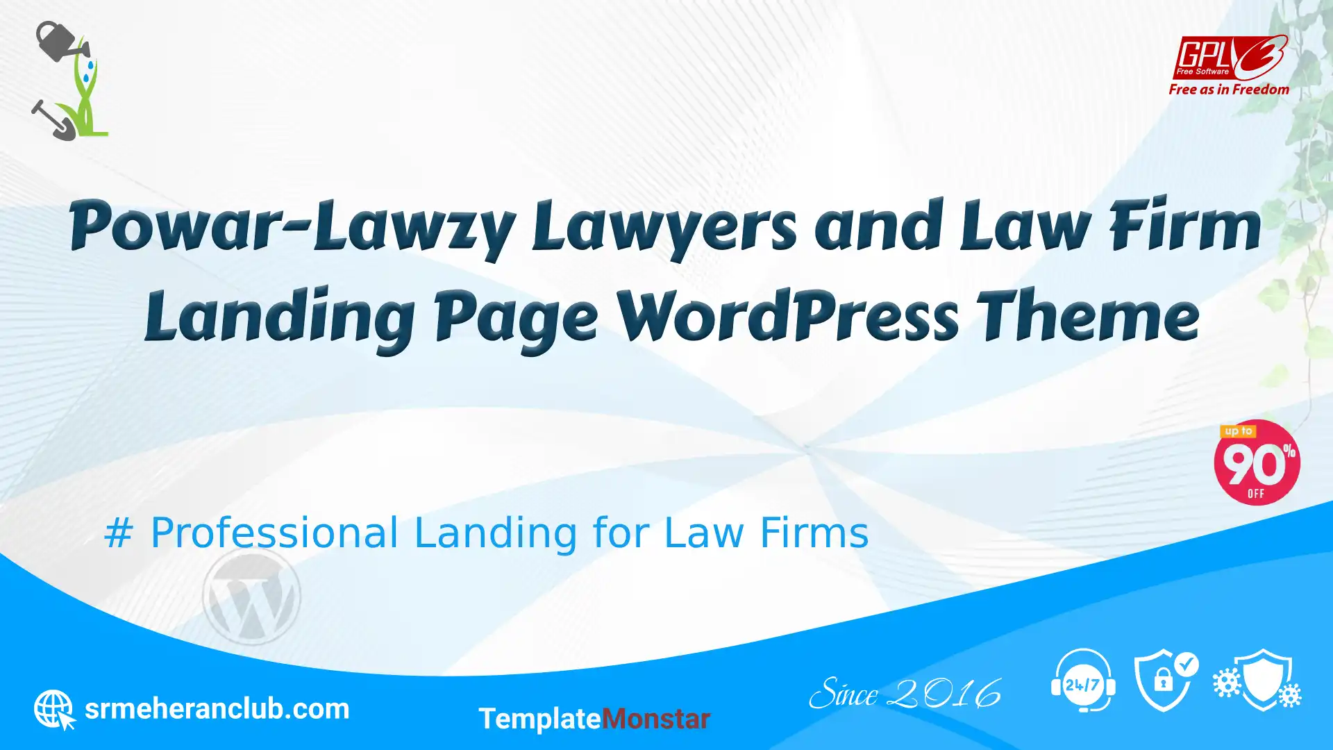 Powar-Lawzy Lawyers and Law Firm Landing Page WordPress Theme — Theme by Templatemonster