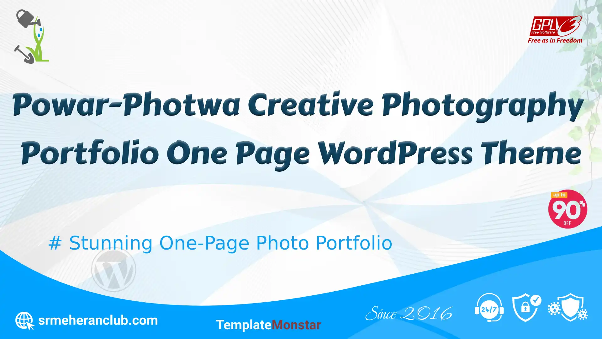 Powar-Photwa Creative Photography Portfolio One Page WordPress Theme