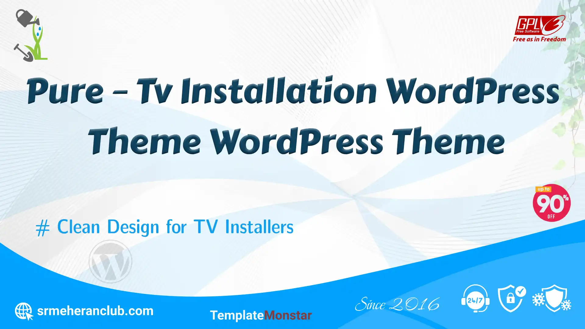 Pure – Tv Installation WordPress Theme WordPress Theme