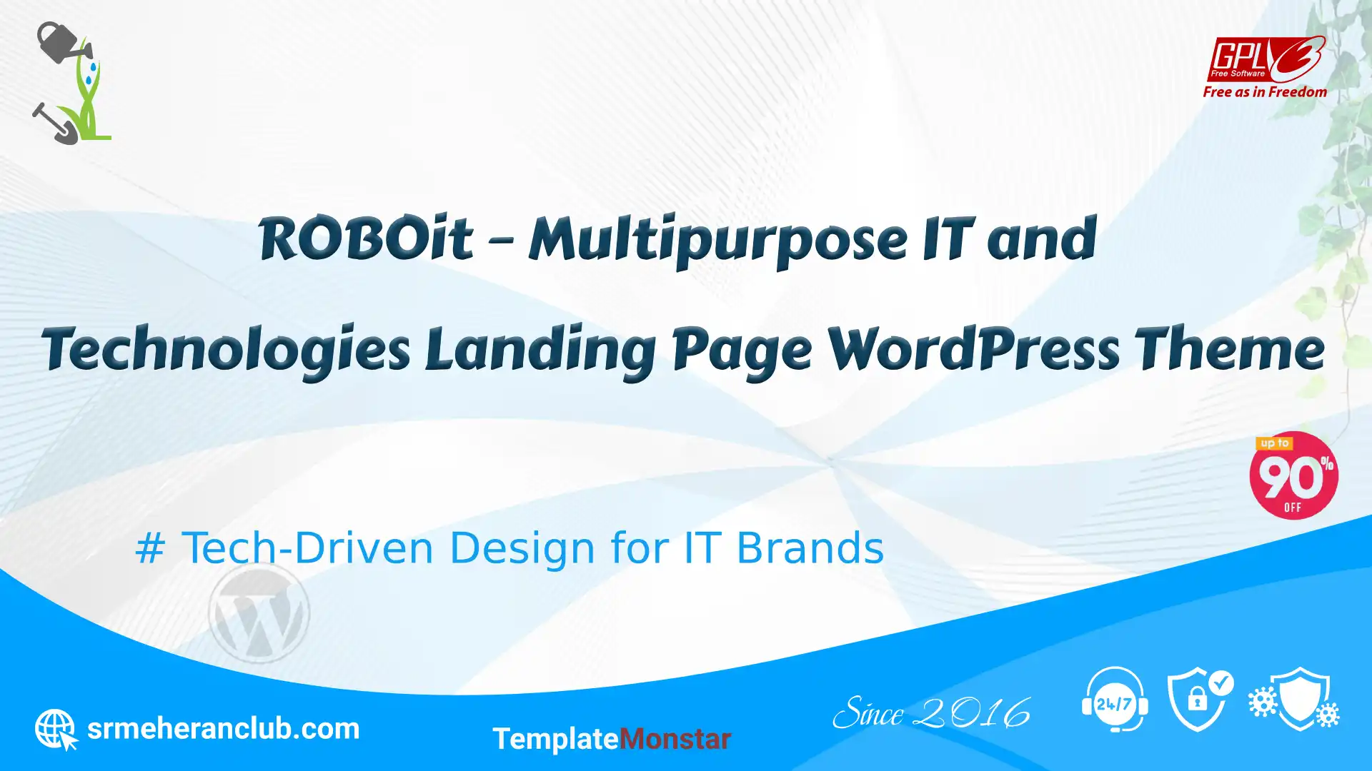 ROBOit – Multipurpose IT and Technologies Landing Page WordPress Theme — Theme by Templatemonster
