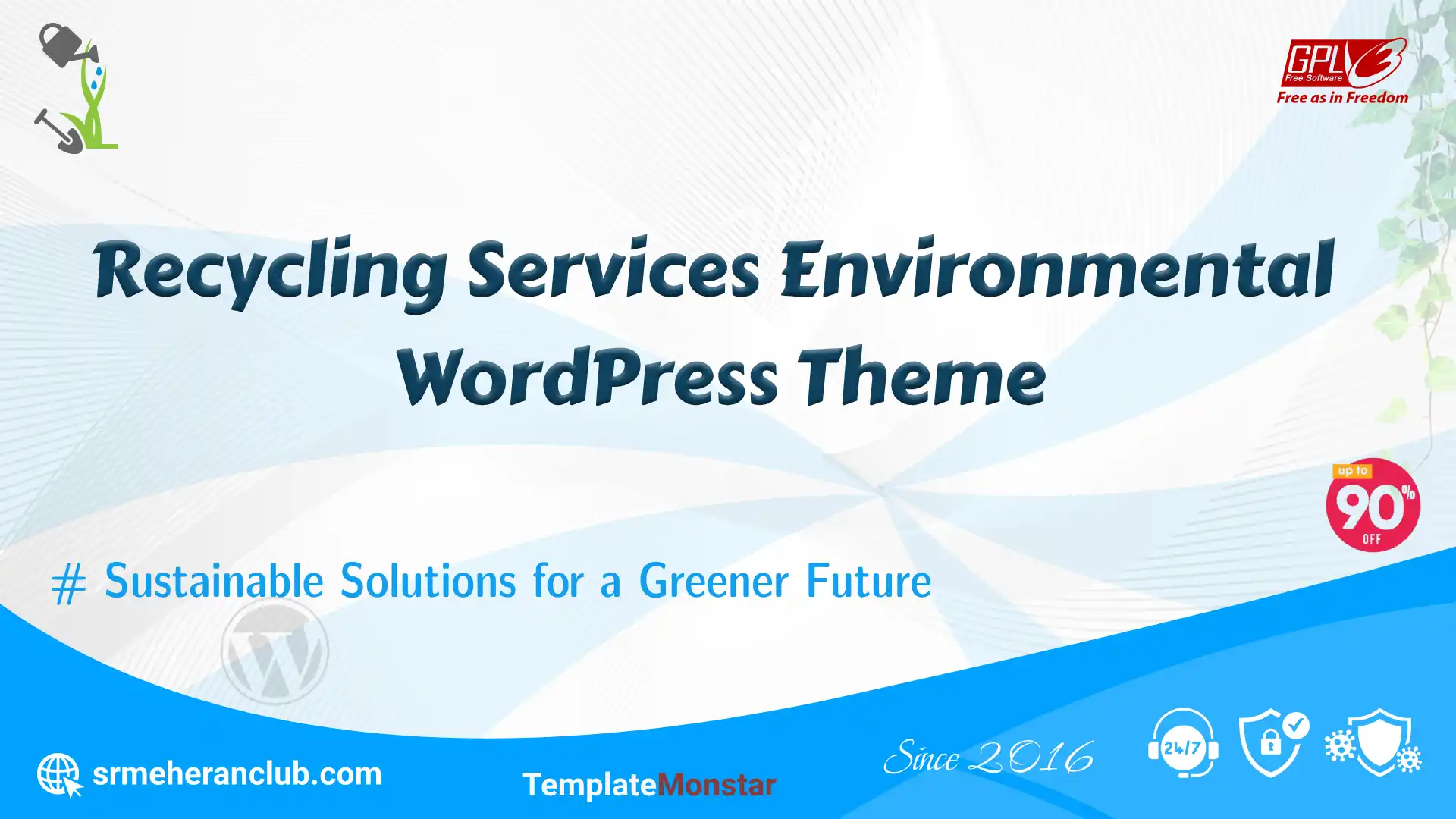 Recycling Services Environmental WordPress Theme — Theme by Templatemonster