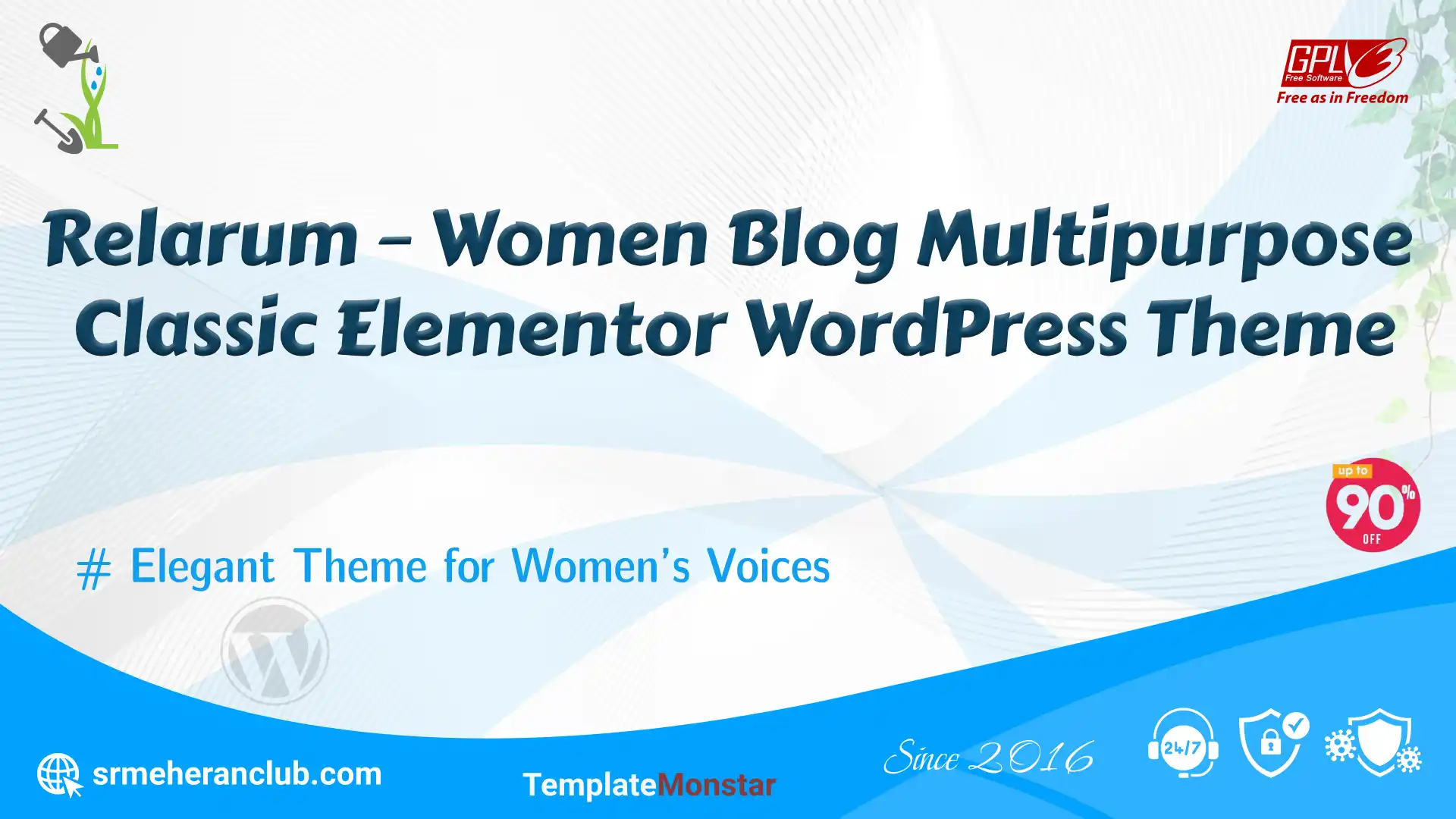 Relarum – Women Blog Multipurpose Classic Elementor WordPress Theme — Theme by Templatemonster