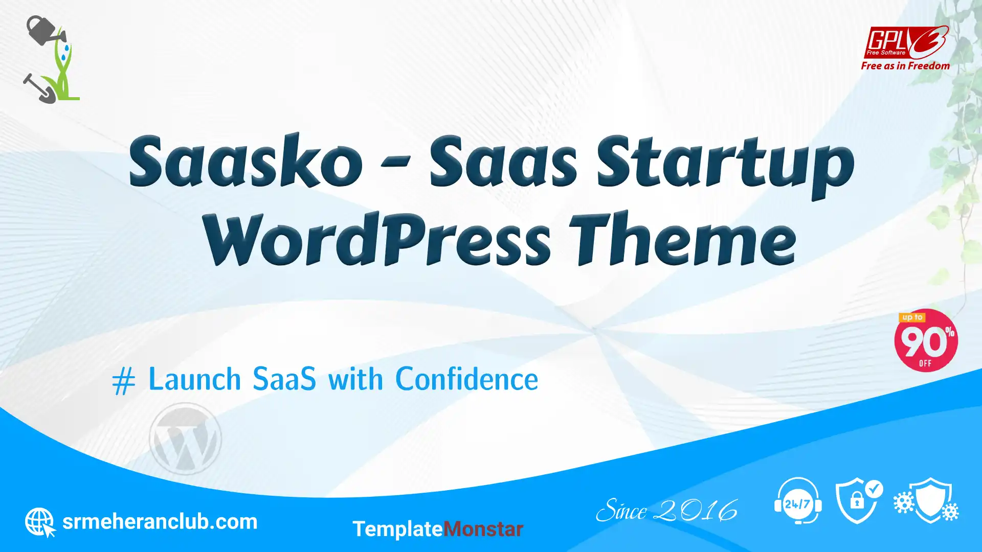 Saasko – Saas Startup WordPress Theme — Theme by Templatemonster