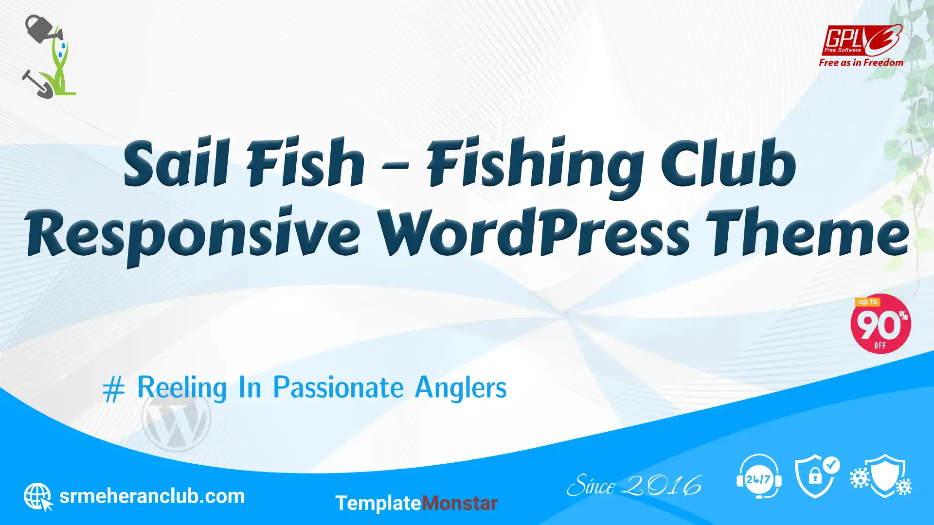 Sail Fish – Fishing Club Responsive WordPress Theme — Theme by Templatemonster