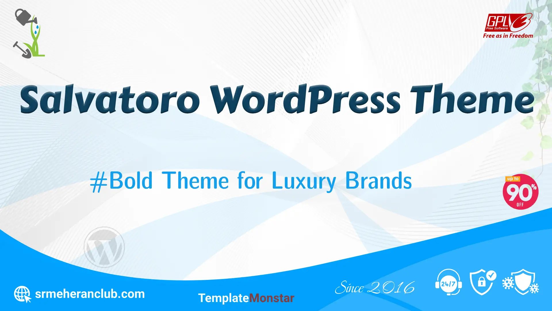 Salvatoro WordPress Theme — Theme by Templatemonster