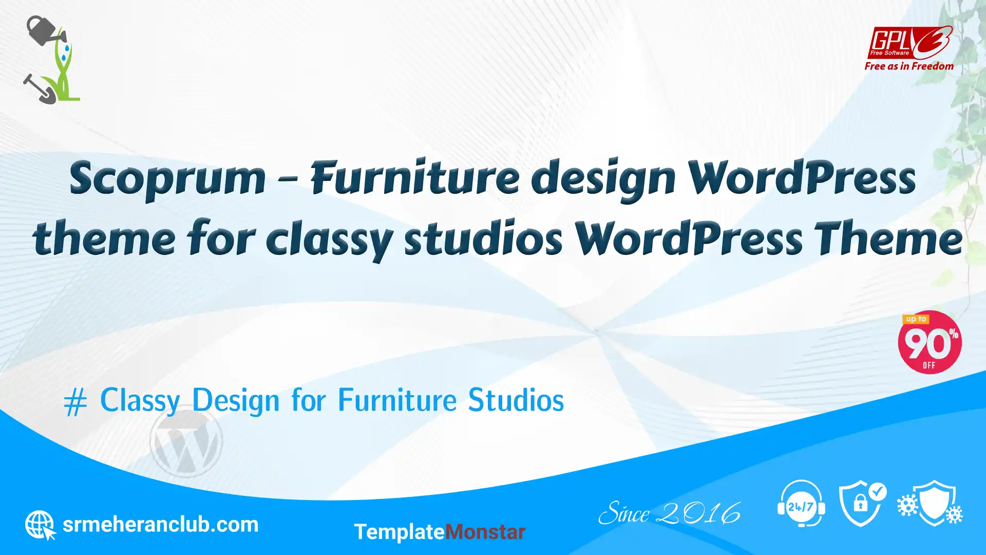 Scoprum – Furniture design WordPress theme for classy studios WordPress Theme — Theme by Templatemonster