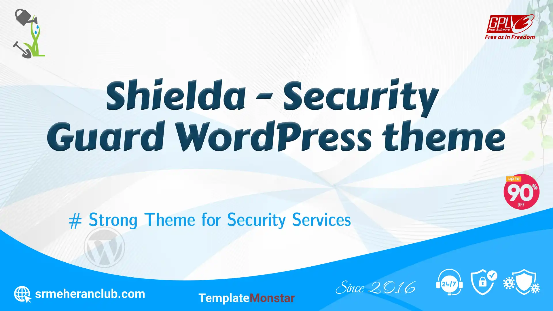 Shielda – Security Guard WordPress theme — Theme by Templatemonster