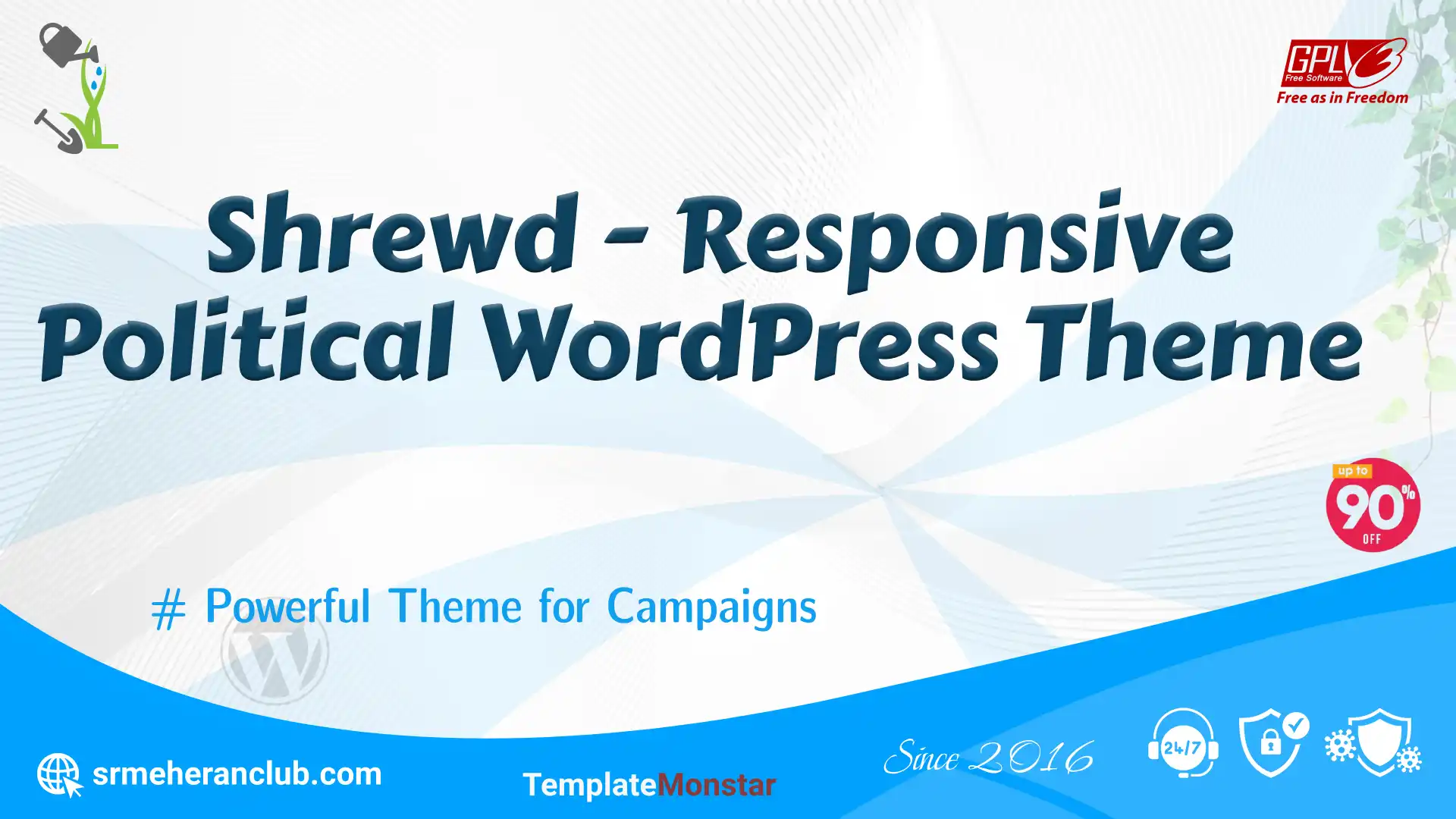 Shrewd – Responsive Political WordPress Theme — Theme by Templatemonster