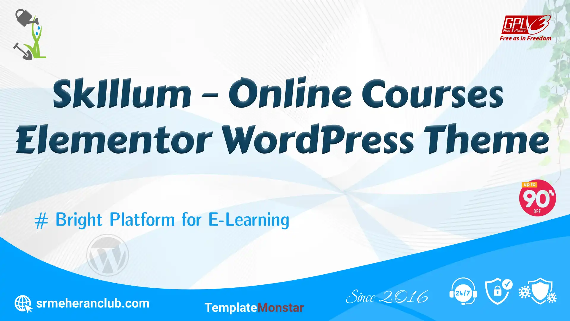 SkIllum – Online Courses Elementor WordPress Theme — Theme by Templatemonster