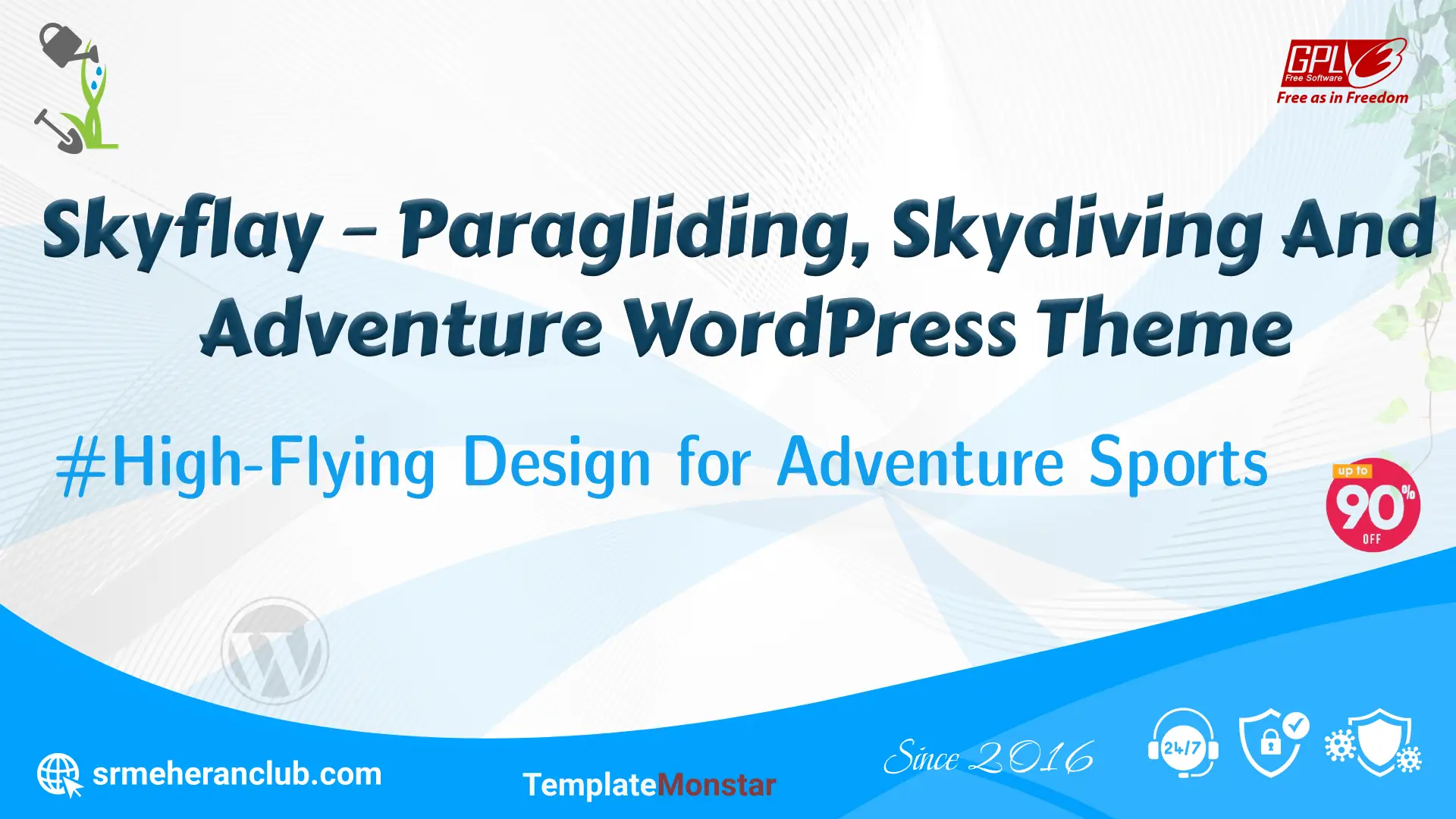 Skyflay – Paragliding, Skydiving And Adventure WordPress Theme — Theme by Templatemonster
