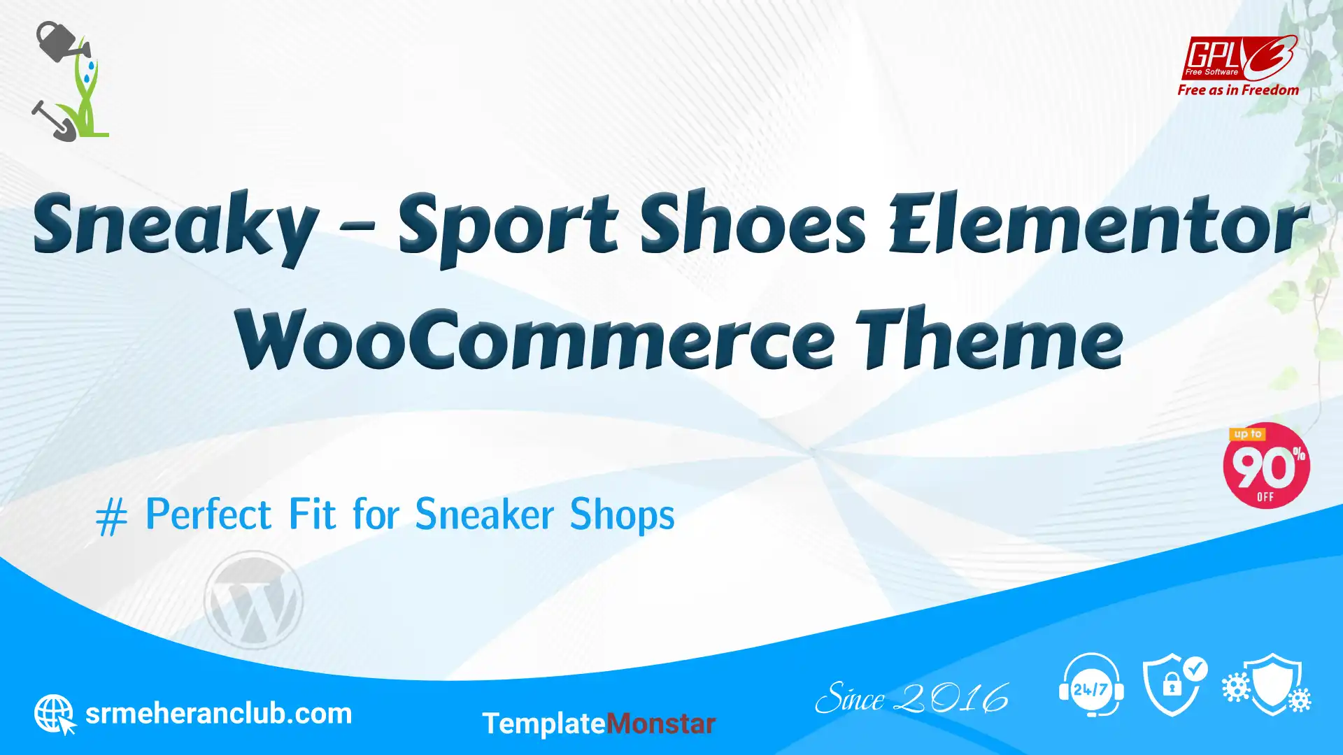 Sneaky – Sport Shoes Elementor WooCommerce Theme — Theme by Templatemonster
