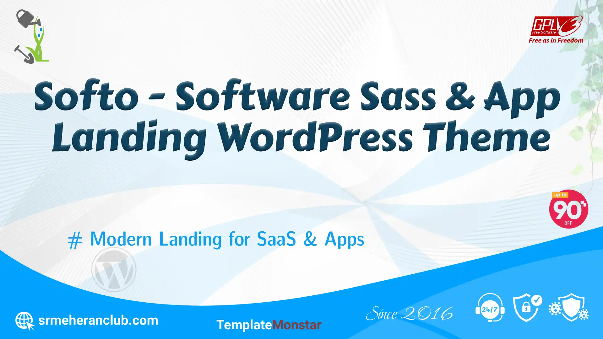 Softo – Software Sass & App Landing WordPress Theme — Theme by Templatemonster