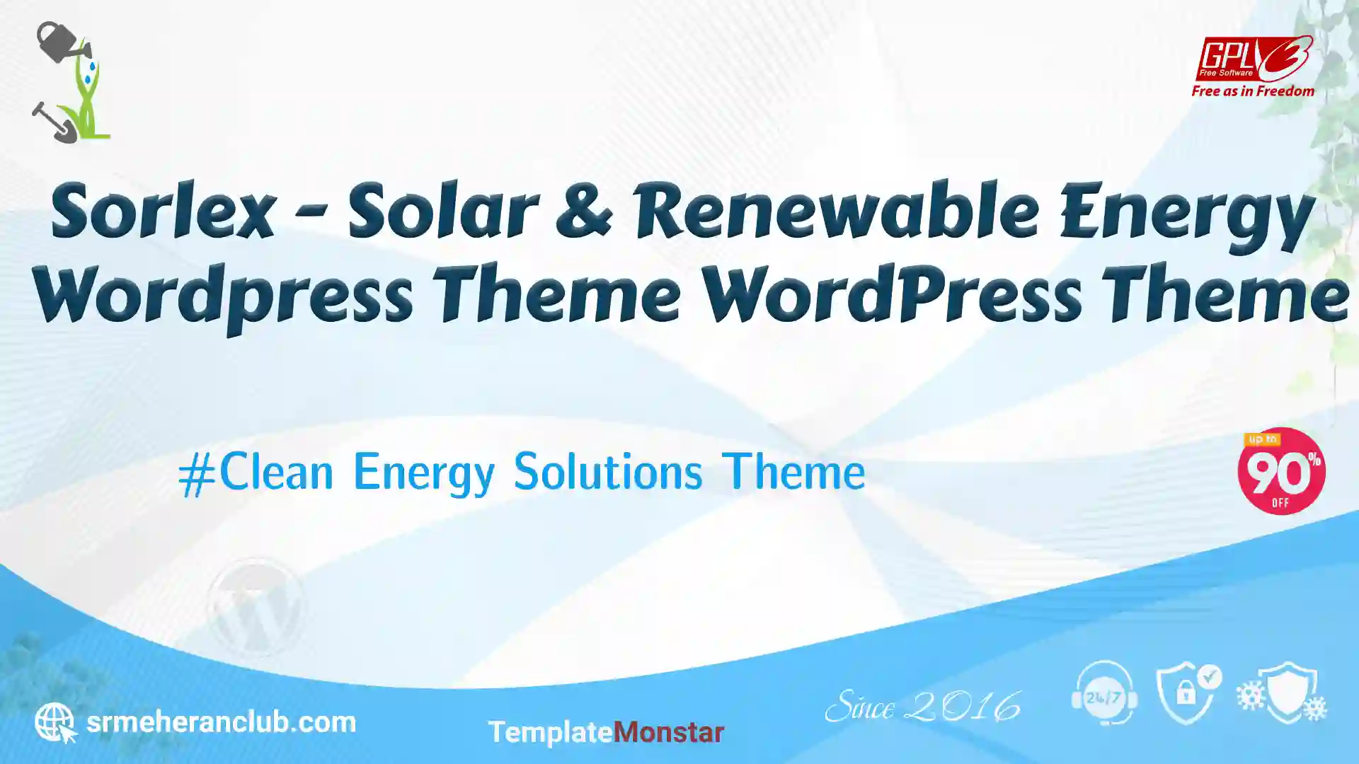 Sorlex – Solar & Renewable Energy WordPress Theme WordPress Theme — Theme by Templatemonster