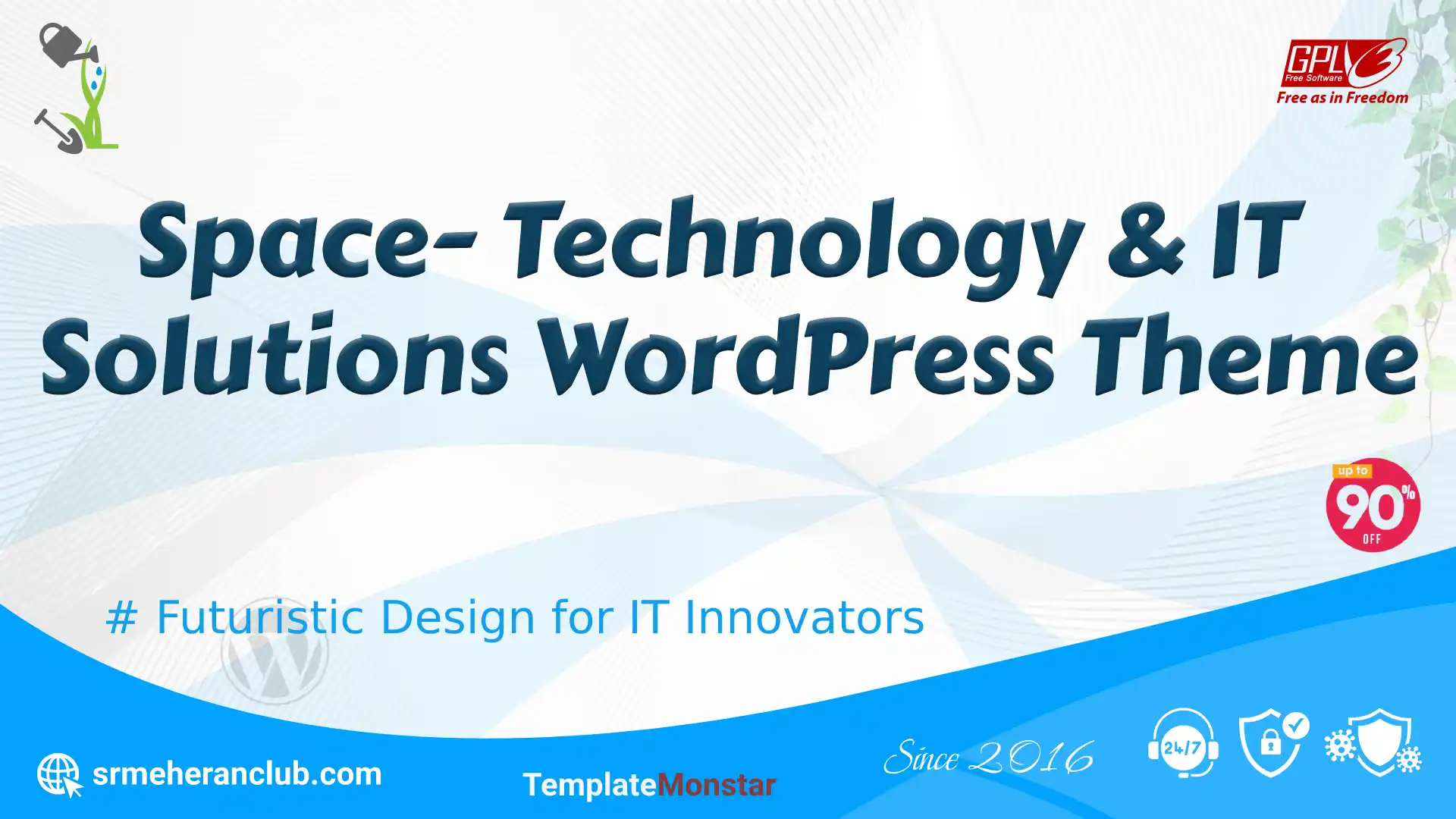 Space- Technology & IT Solutions WordPress Theme — Theme by Templatemonster