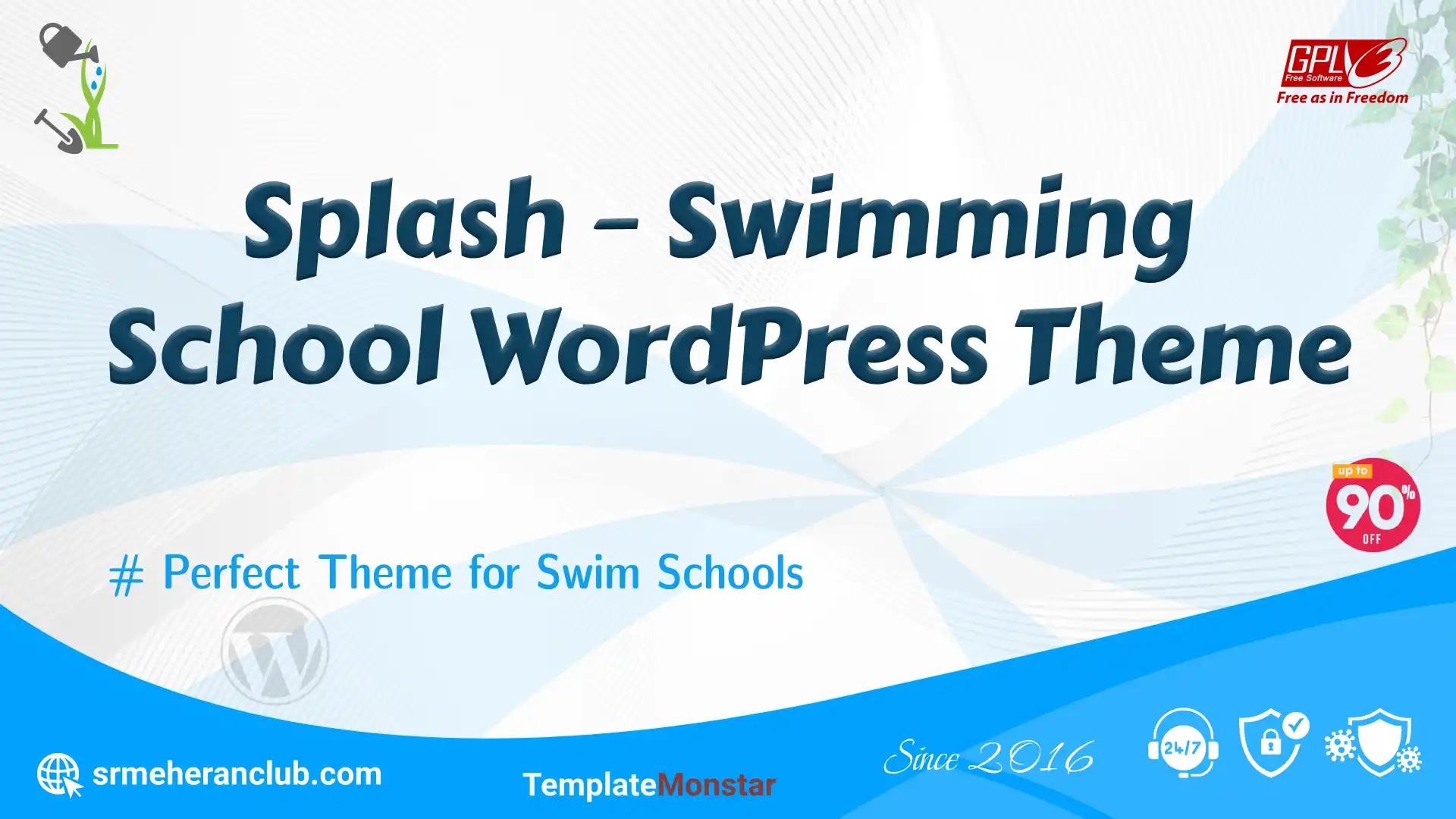 Splash – Swimming School WordPress Theme