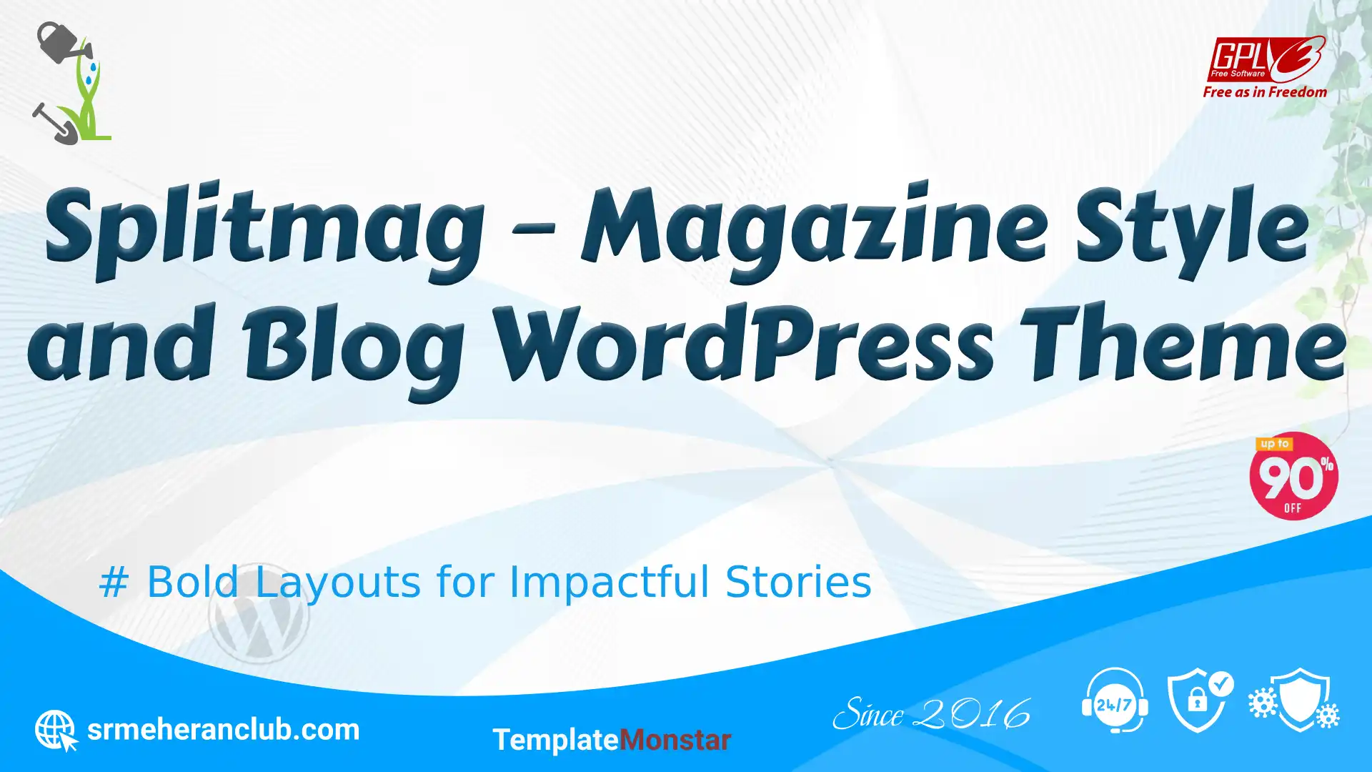 Splitmag – Magazine Style and Blog WordPress Theme — Theme by Templatemonster