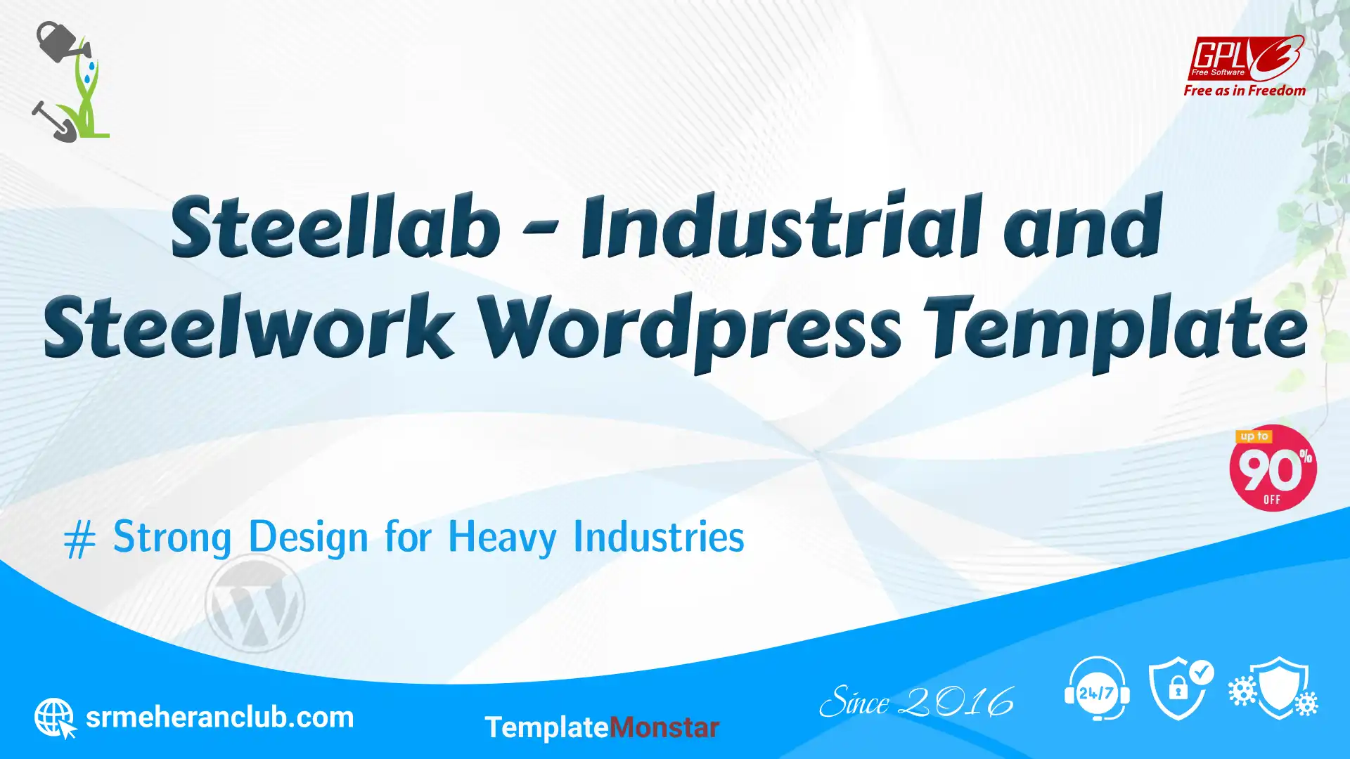 Steellab – Industrial and Steelwork WordPress Template — Template by Templatemonster