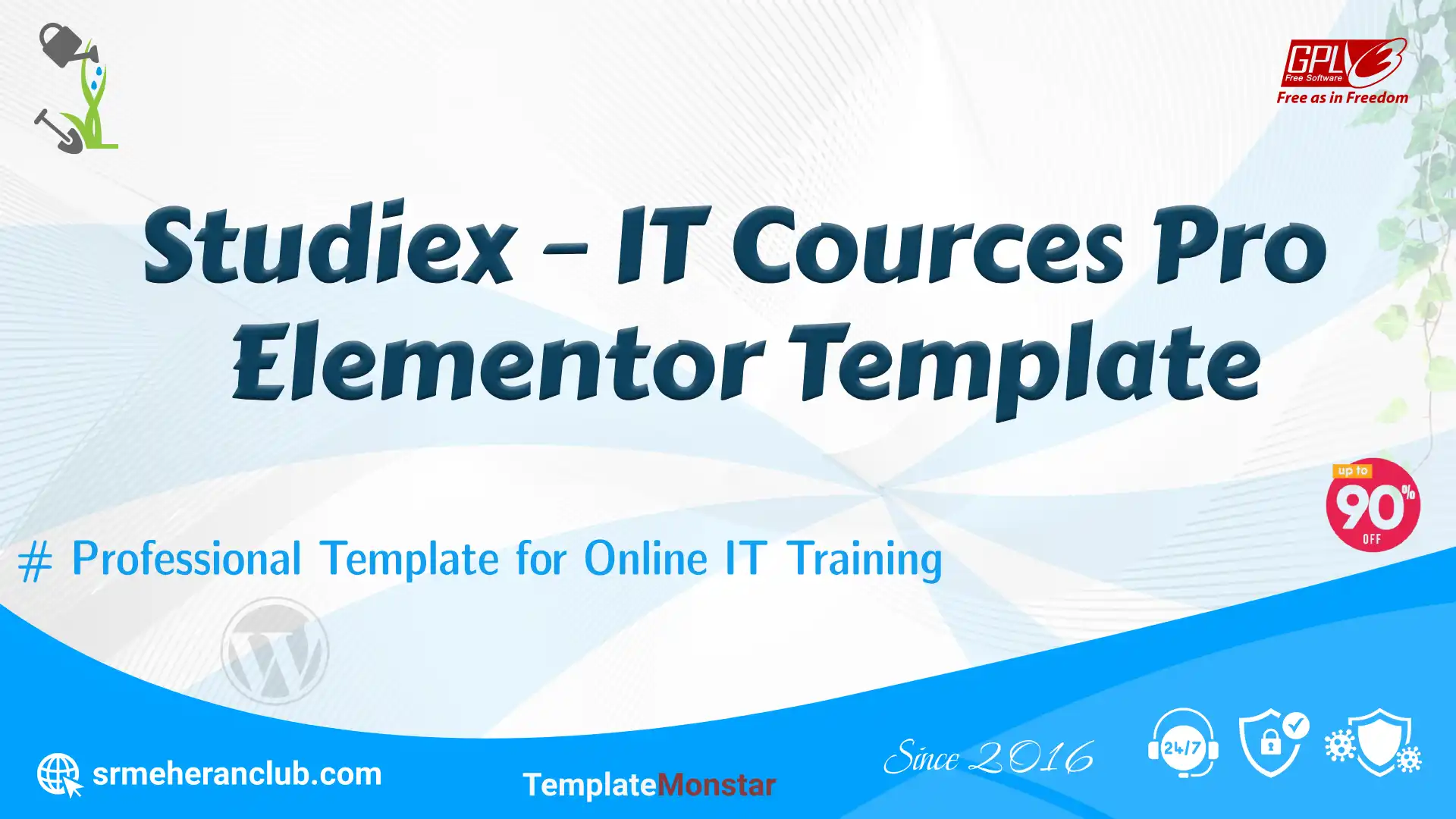 Studiex – IT Cources Pro Elementor Template — Theme by Templatemonster