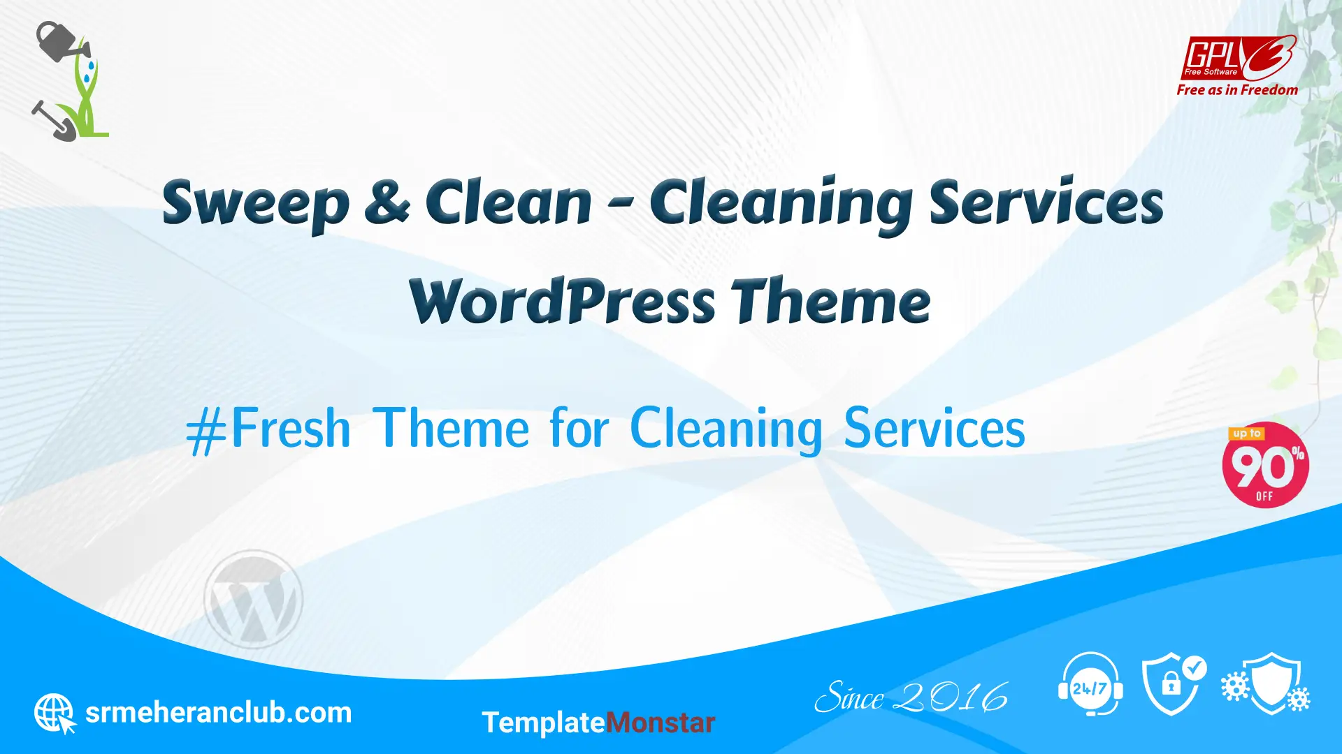 Sweep & Clean – Cleaning Services WordPress Theme — Theme by Templatemonster