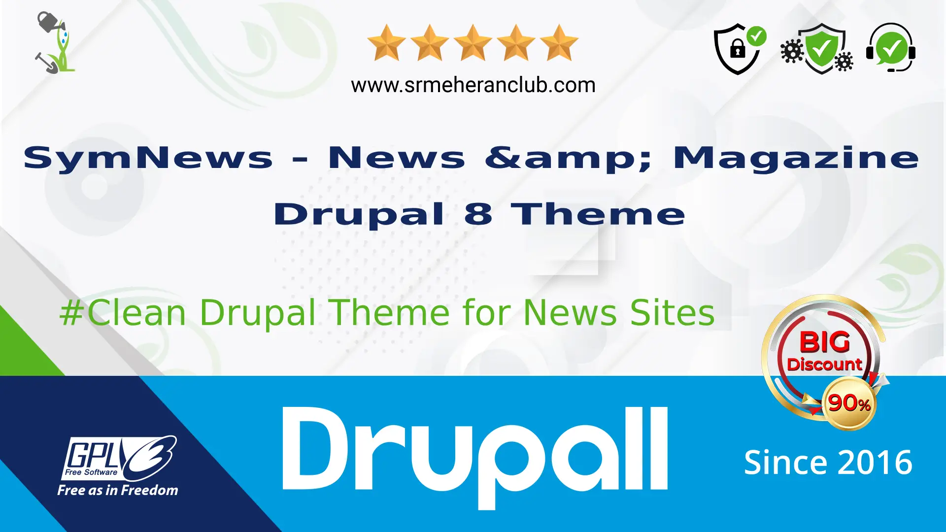 SymNews – News & Magazine Drupal 8 Theme — Theme by Themeforest