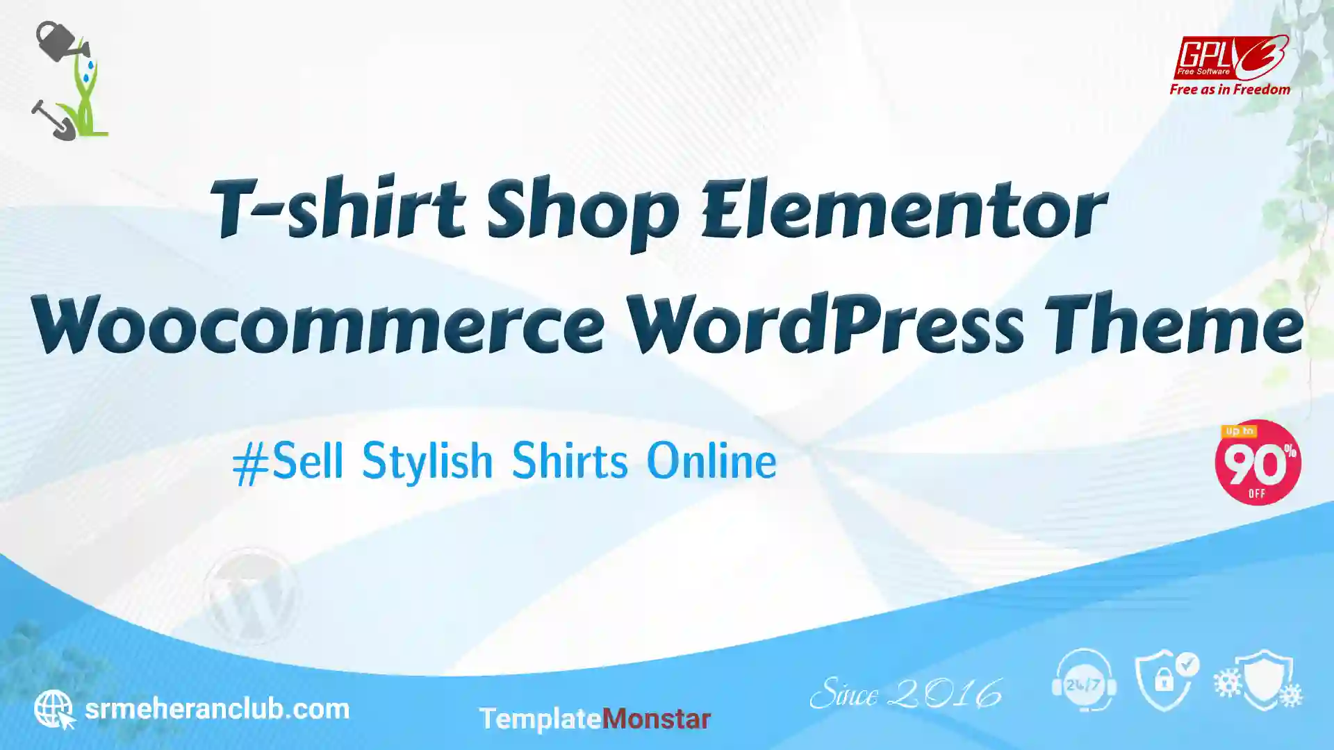 T-shirt Shop Elementor Woocommerce WordPress Theme — Theme by Templatemonster
