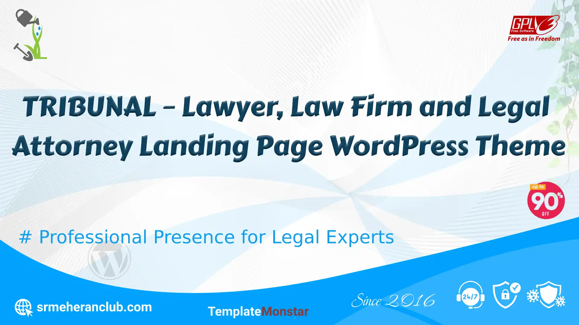 TRIBUNAL – Lawyer, Law Firm and Legal Attorney Landing Page WordPress Theme — Theme by Templatemonster