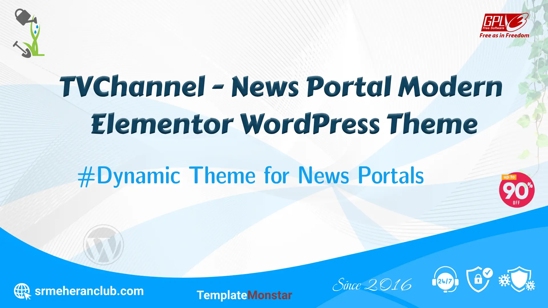 TVChannel – News Portal Modern Elementor WordPress Theme — Theme by Templatemonster