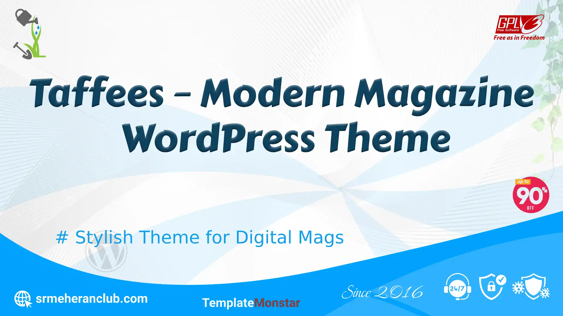 Taffees – Modern Magazine WordPress Theme — Theme by Templatemonster