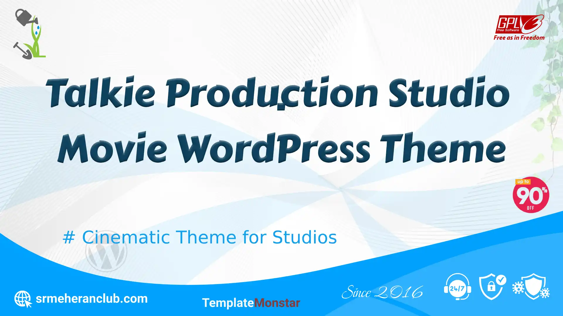 Talkie Production Studio Movie WordPress Theme — Theme by Templatemonster