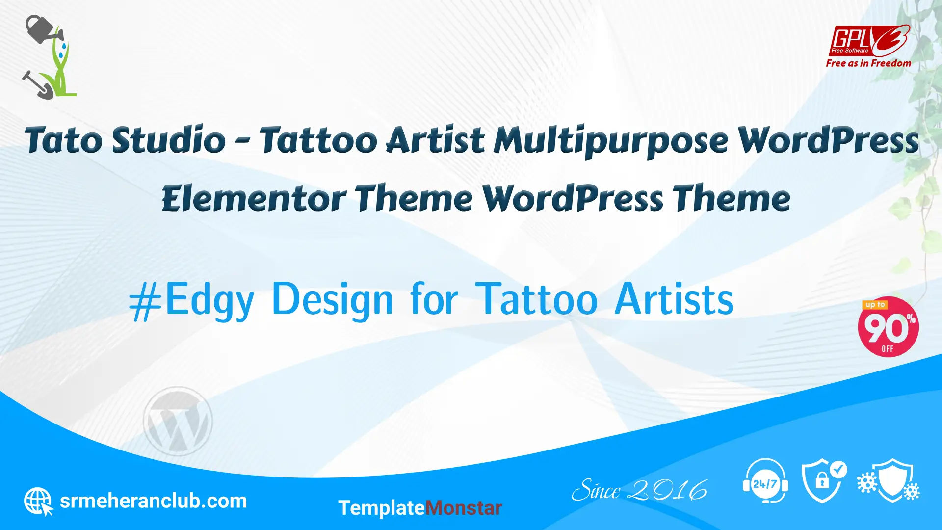 Tato Studio – Tattoo Artist Multipurpose WordPress Elementor Theme WordPress Theme