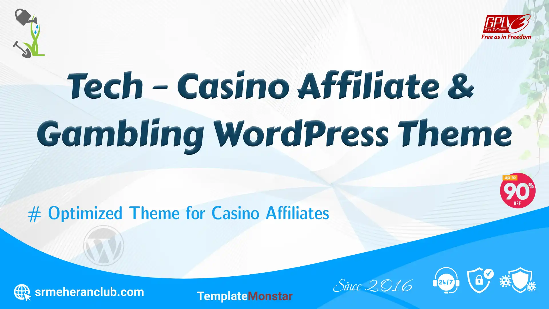 Tech – Casino Affiliate & Gambling WordPress Theme — Theme by Templatemonster