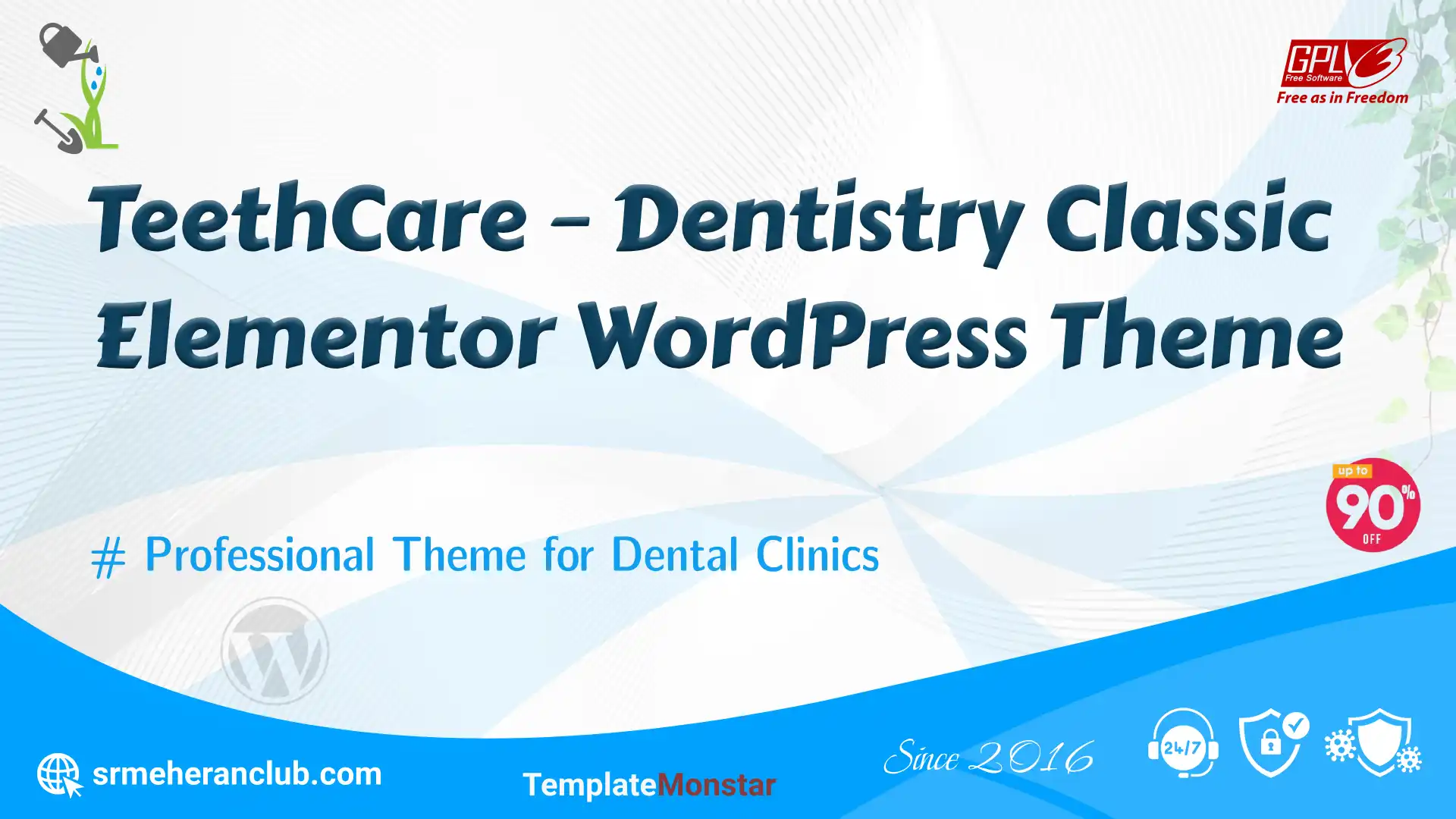 TeethCare – Dentistry Classic Elementor WordPress Theme — Theme by Templatemonster