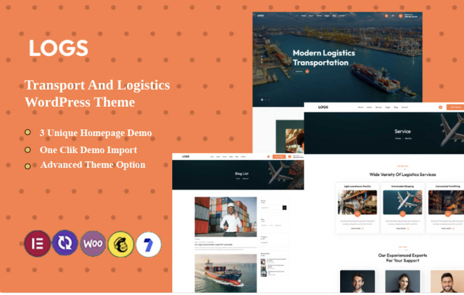 Logs - Transport And Logistics Wordpress Theme WordPress Theme