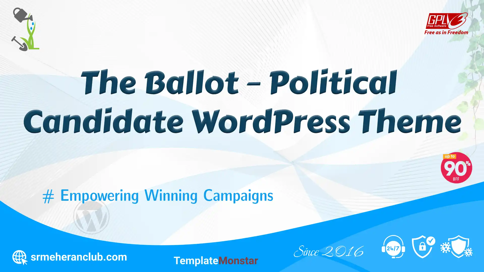 The Ballot – Political Candidate WordPress Theme — Theme by Templatemonster