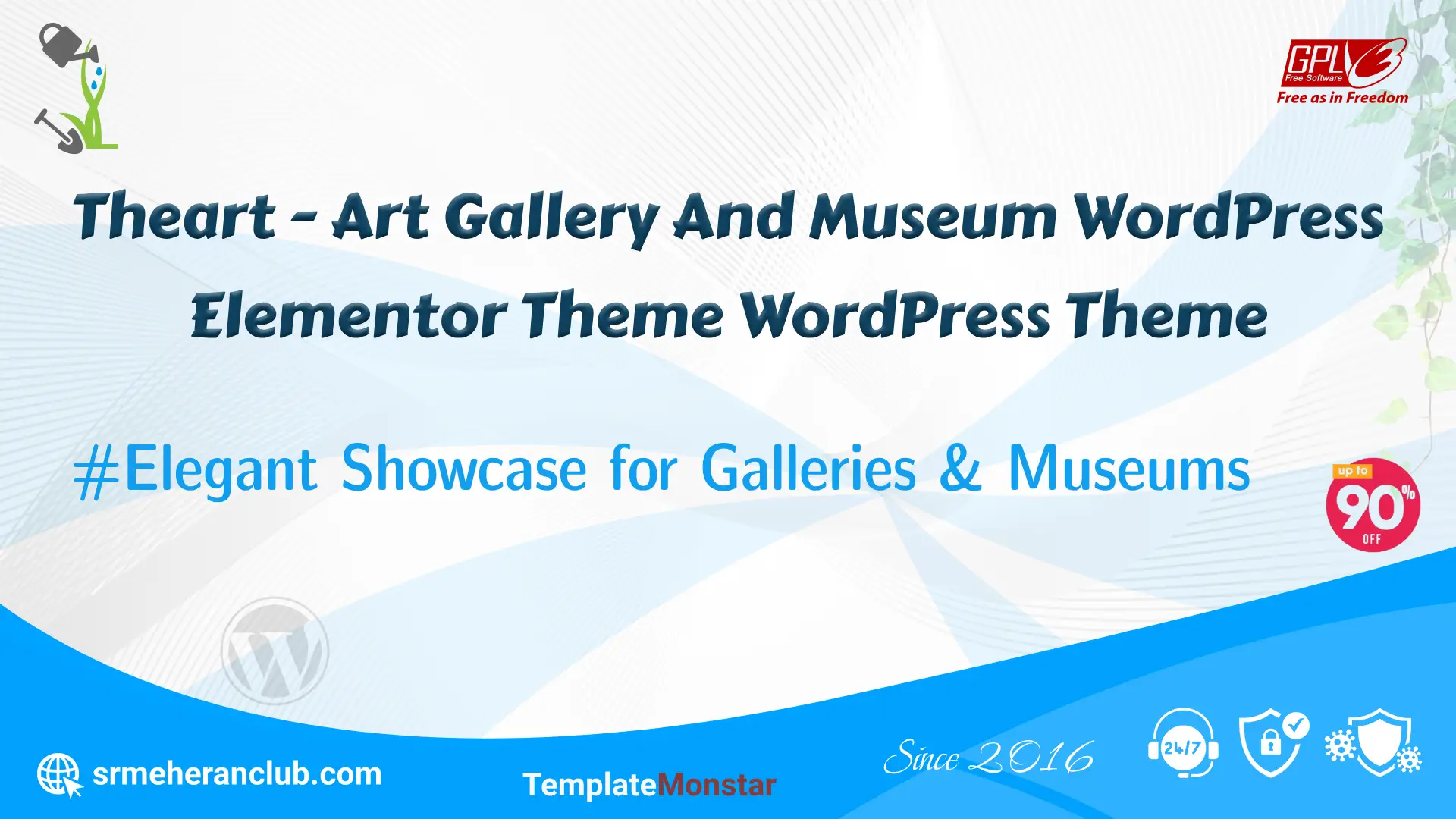 Theart – Art Gallery And Museum WordPress Elementor Theme WordPress Theme