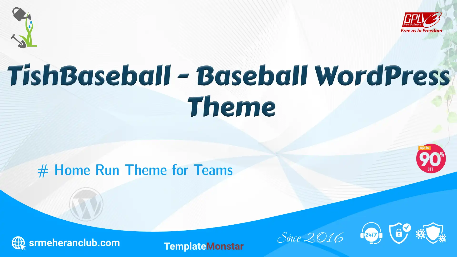 TishBaseball – Baseball WordPress Theme — Theme by Templatemonster