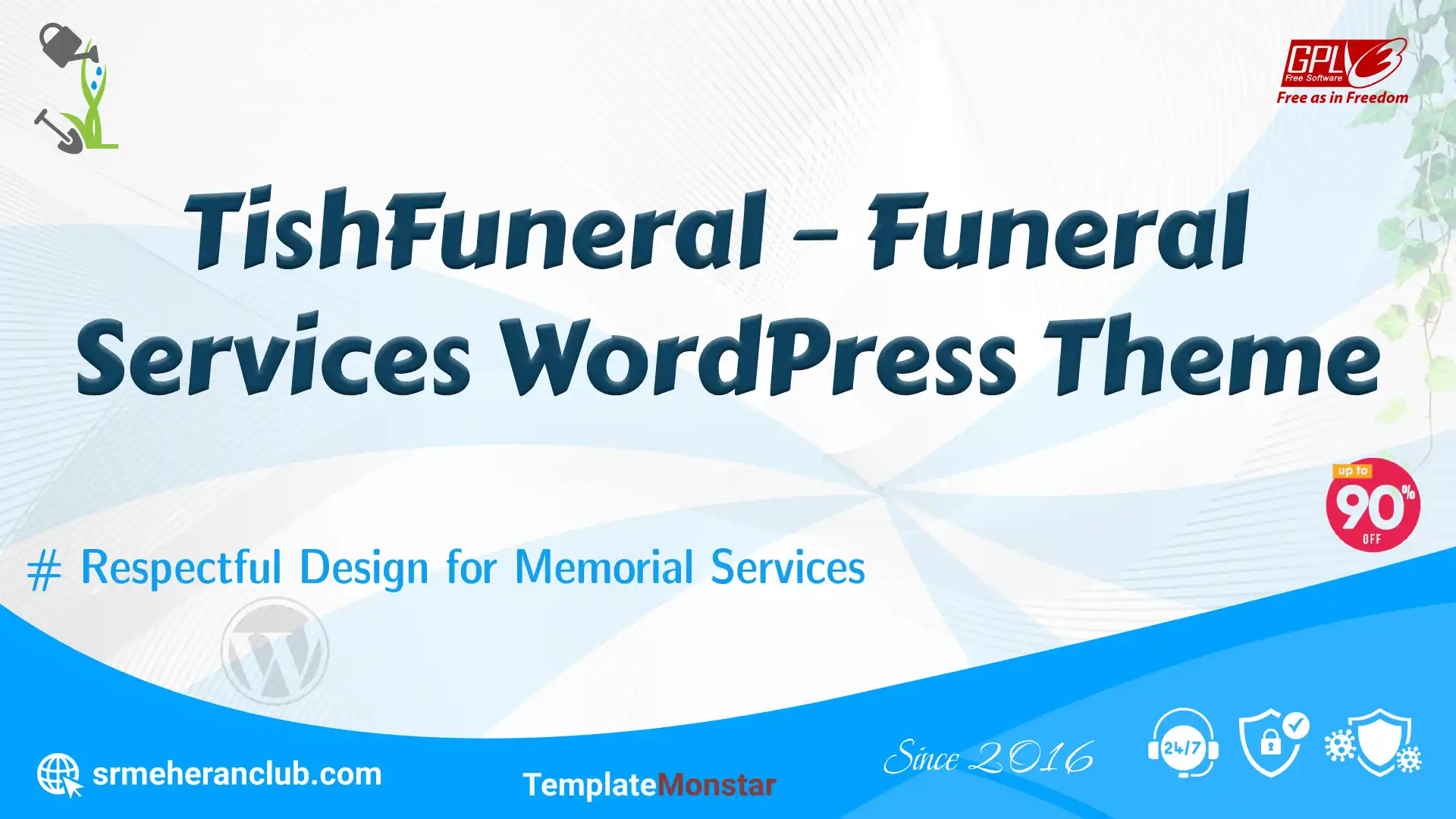 TishFuneral – Funeral Services WordPress Theme — Theme by Templatemonster