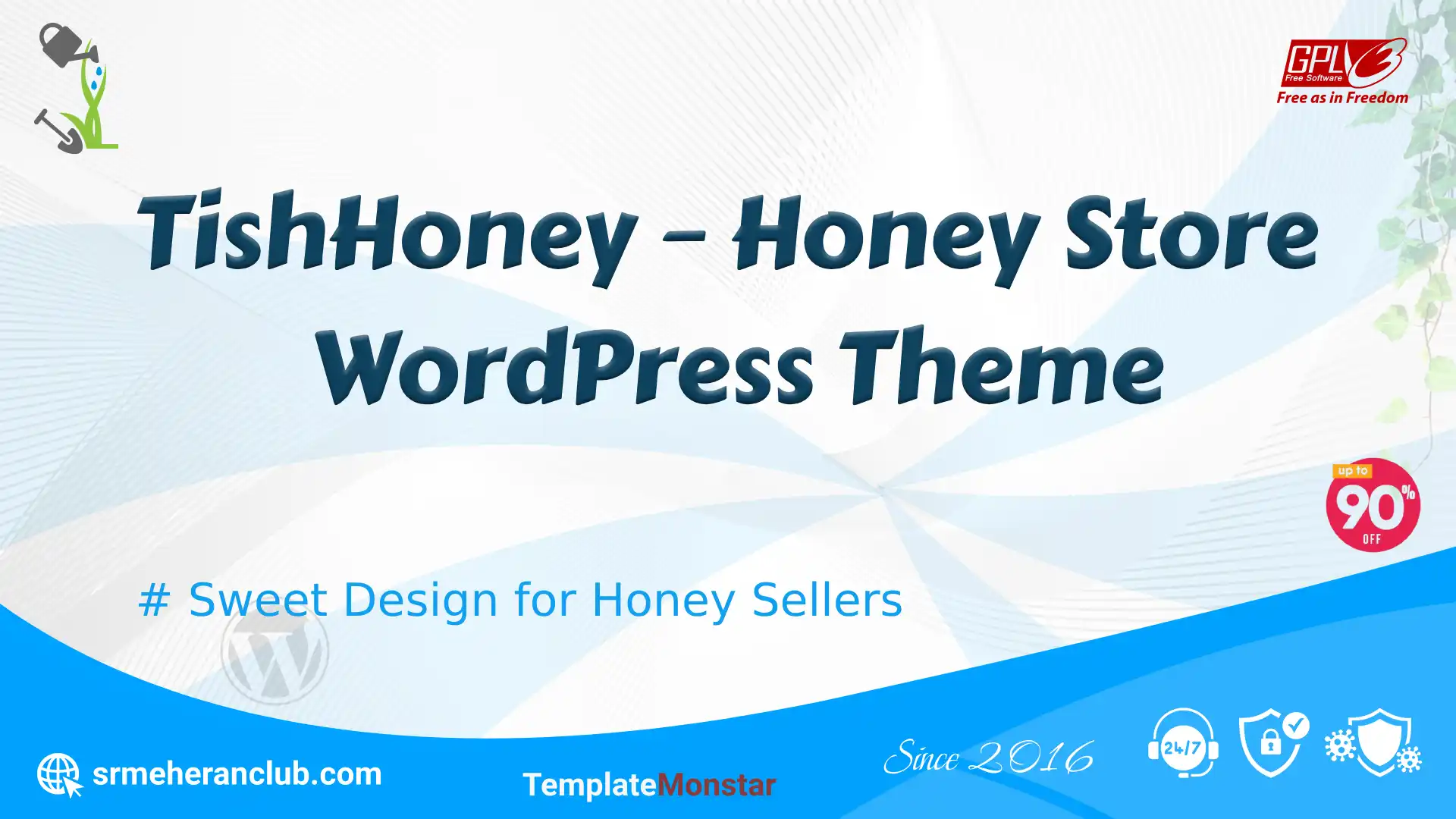 TishHoney – Honey Store WordPress Theme — Theme by Templatemonster