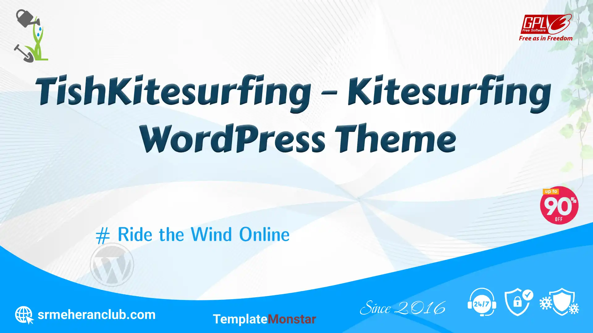 TishKitesurfing – Kitesurfing WordPress Theme — Theme by Templatemonster