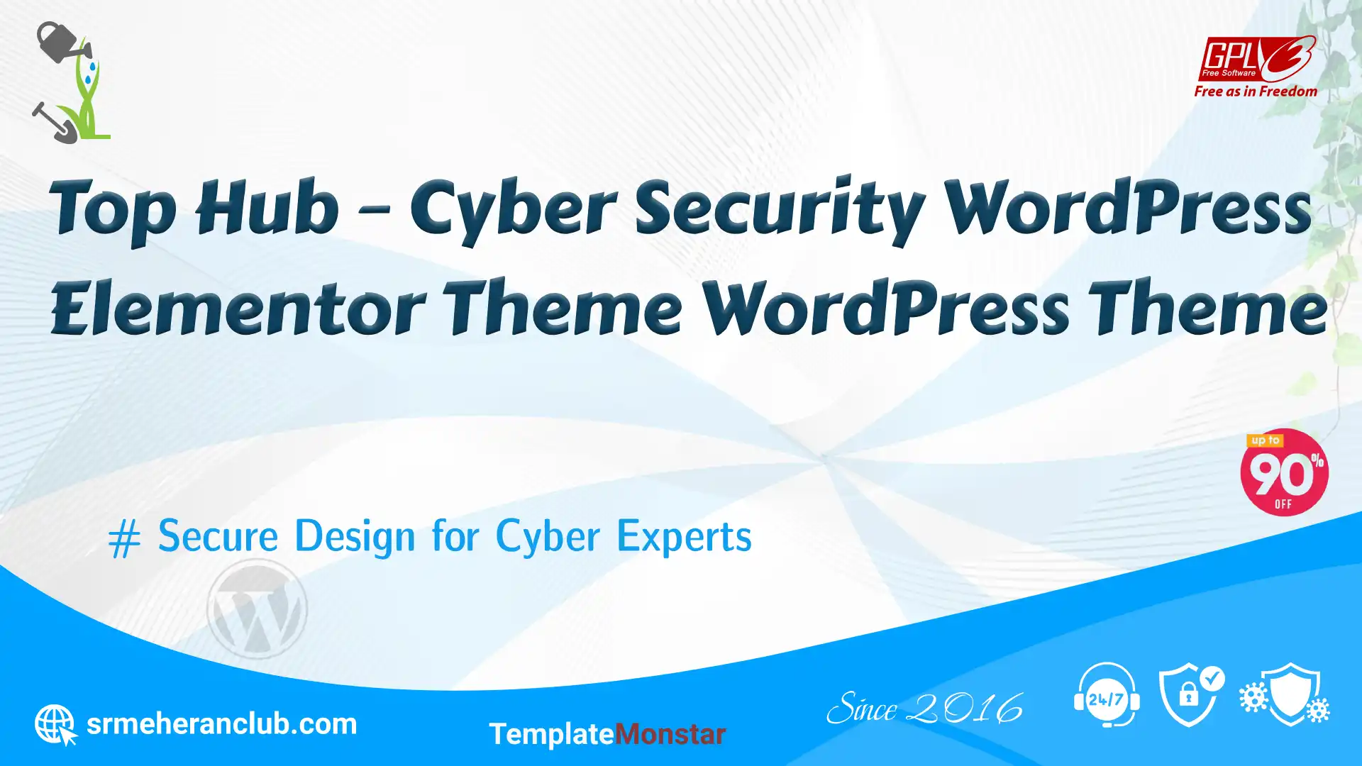 Top Hub – Cyber Security WordPress Elementor Theme WordPress Theme — Theme by Templatemonster