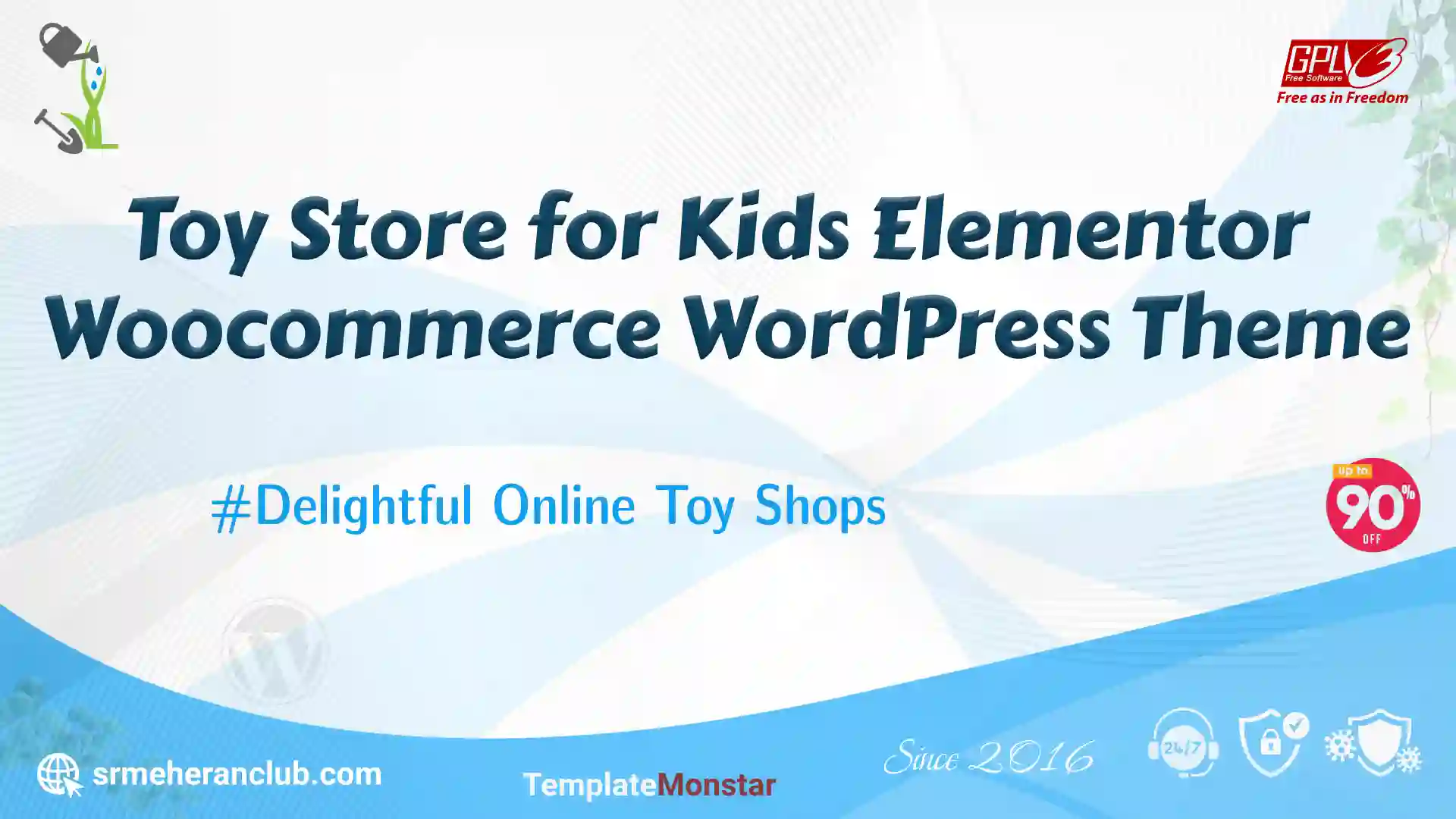 Toy Store for Kids Elementor Woocommerce WordPress Theme — Theme by Templatemonster