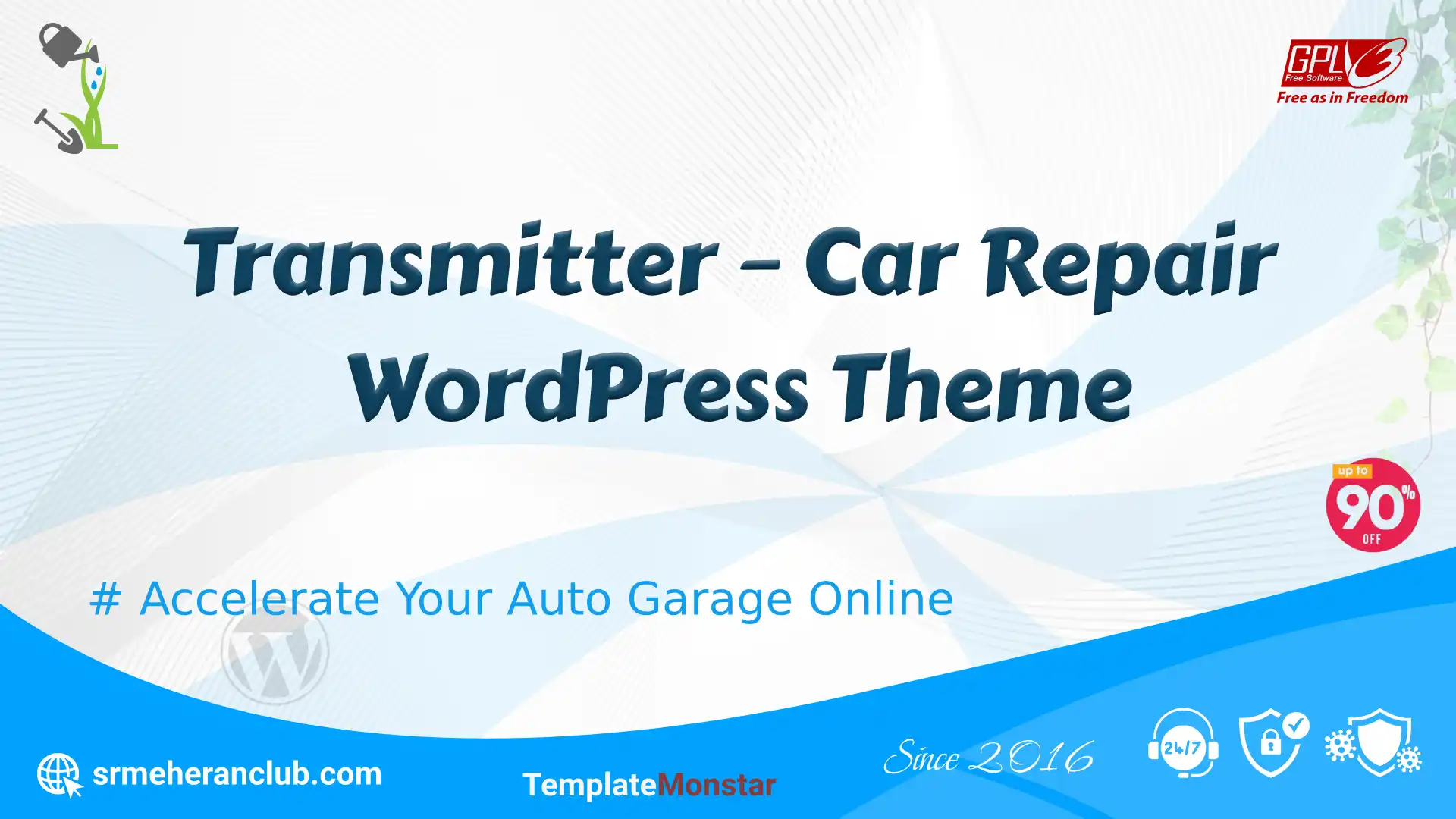 Transmitter – Car Repair WordPress Theme — Theme by Templatemonster