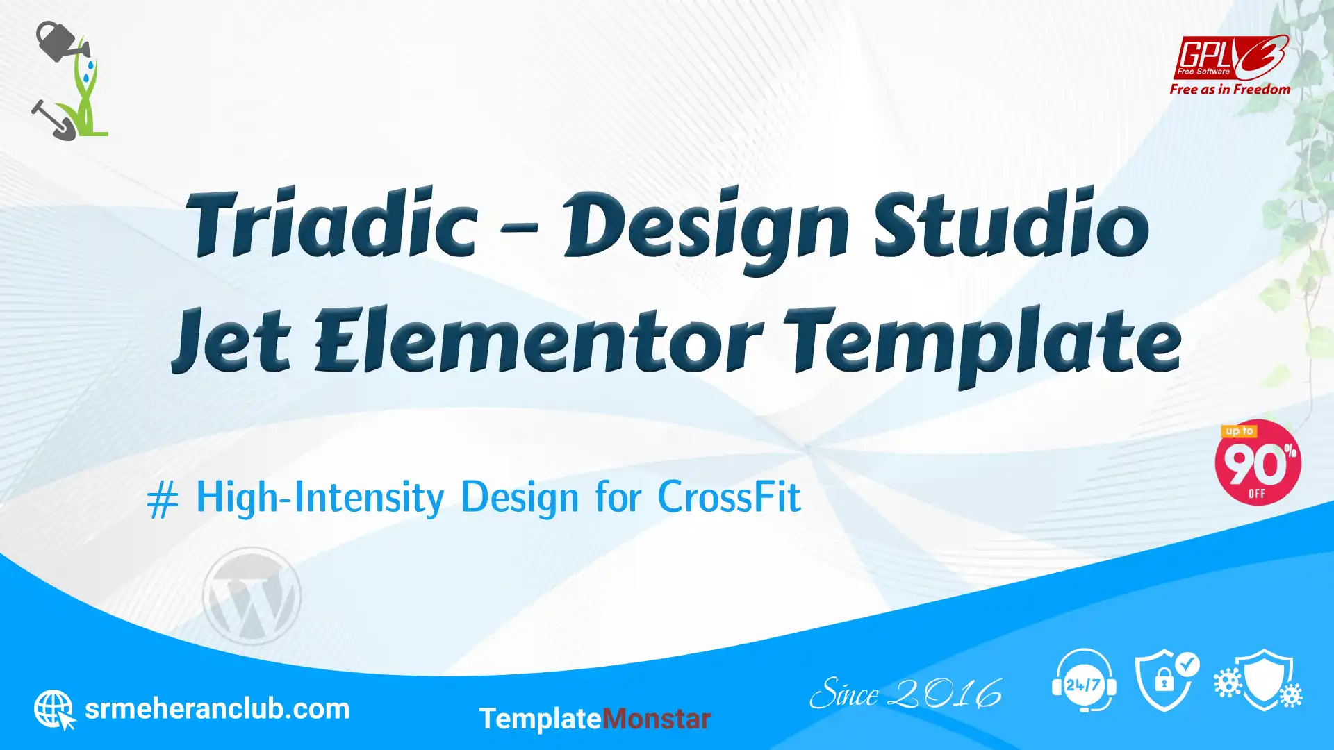 Triadic – Design Studio Jet Elementor Template — Theme by Templatemonster