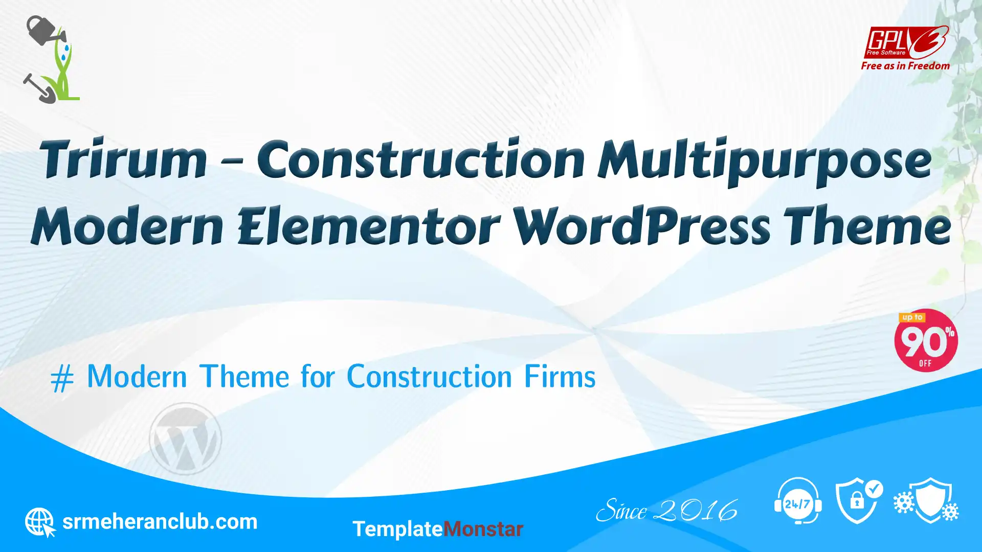 Trirum – Construction Multipurpose Modern Elementor WordPress Theme — Theme by Templatemonster