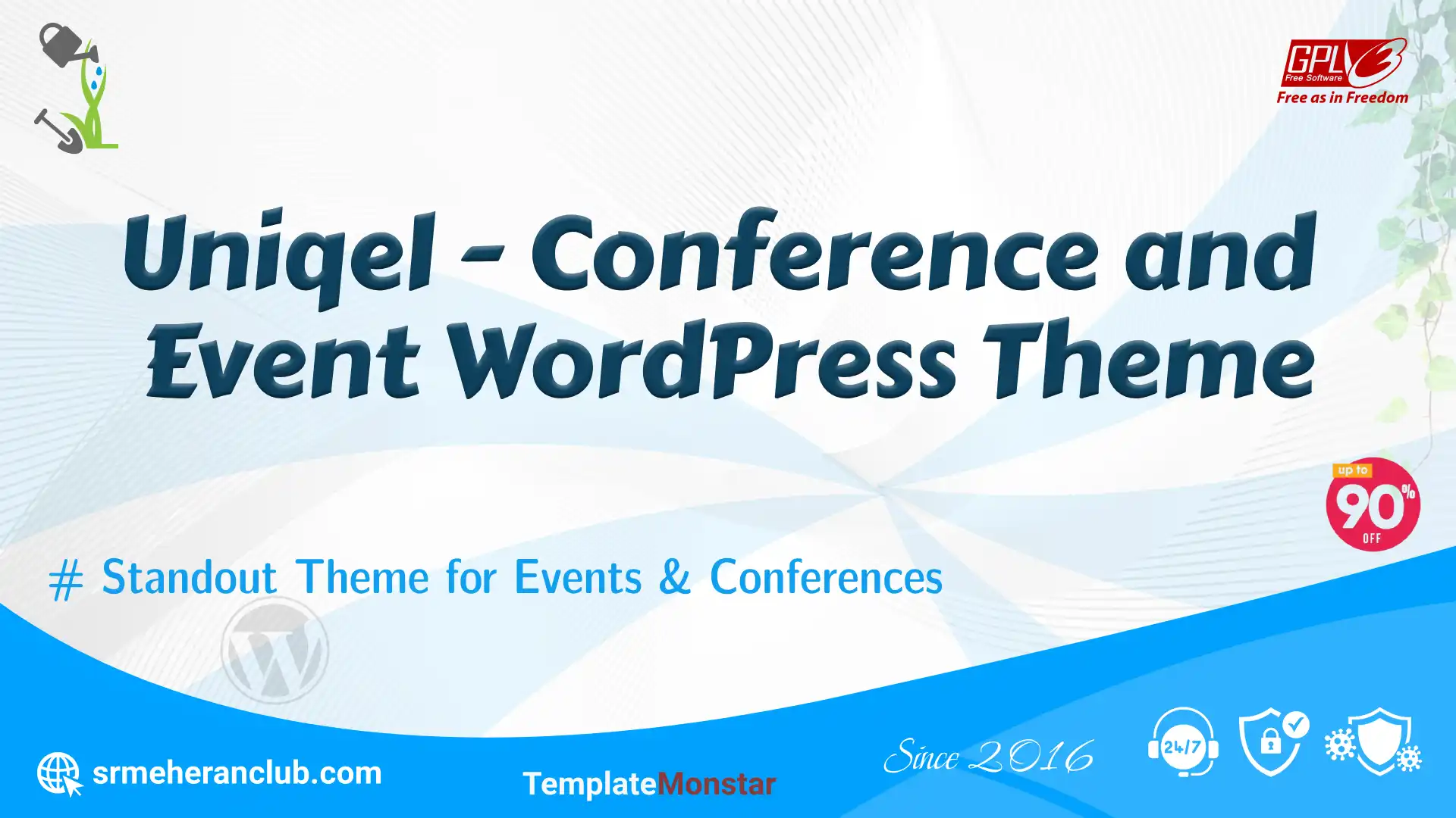 Uniqel – Conference and Event WordPress Theme — Theme by Templatemonster