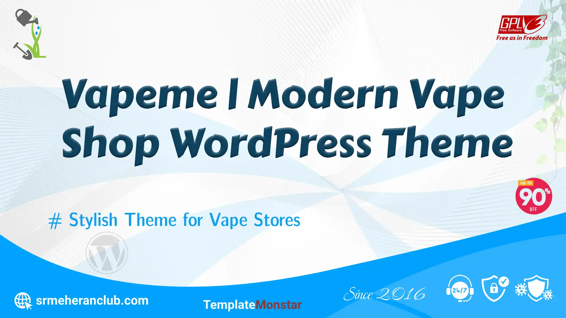 Vapeme | Modern Vape Shop WordPress Theme — Theme by Templatemonster