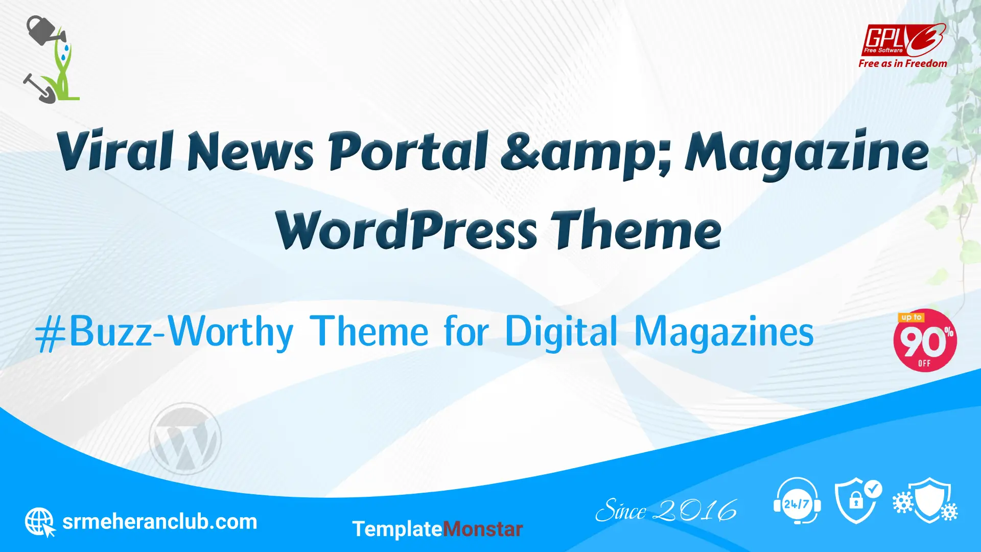 Viral News Portal & Magazine WordPress Theme — Theme by Templatemonster