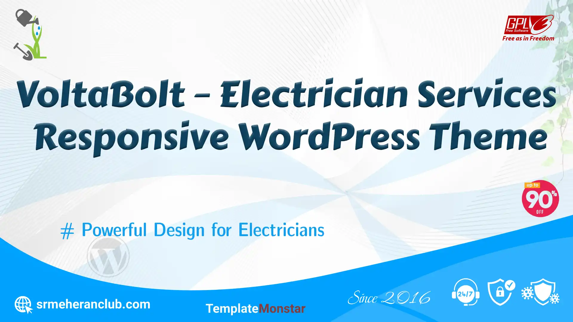VoltaBolt – Electrician Services Responsive WordPress Theme — Theme by Templatemonster