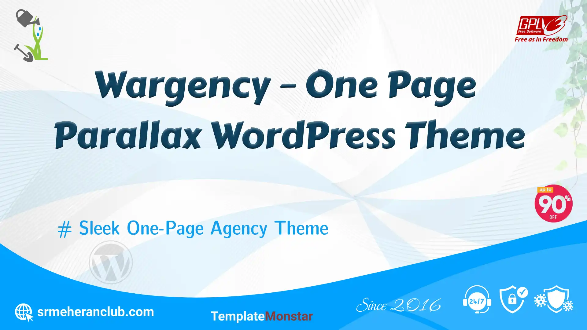 Wargency – One Page Parallax WordPress Theme — Theme by Templatemonster